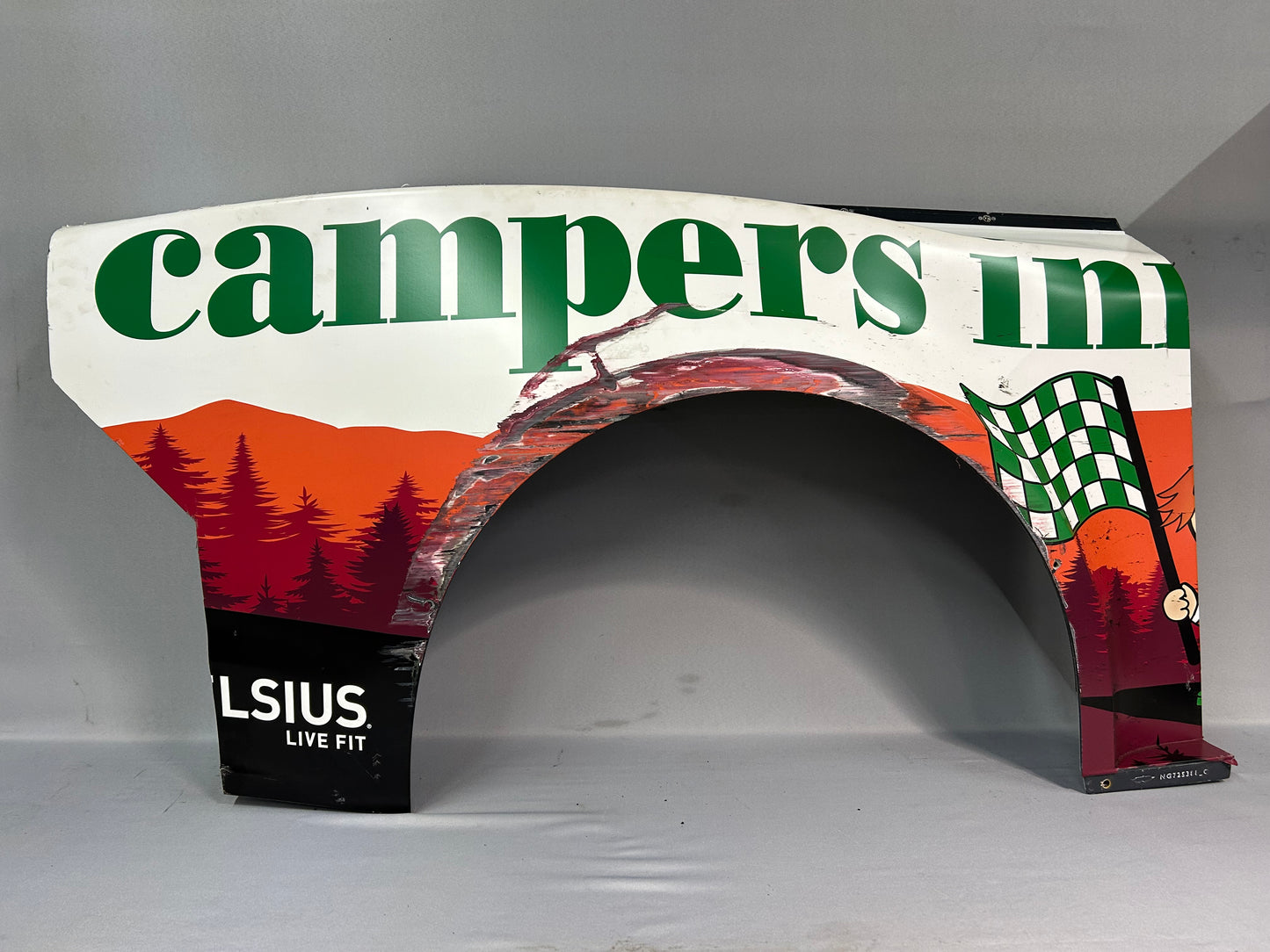 AJ Allmendinger #16 2024 Wilkesboro Campers Inn RV Leaf Filter Nascar Quarter Panel
