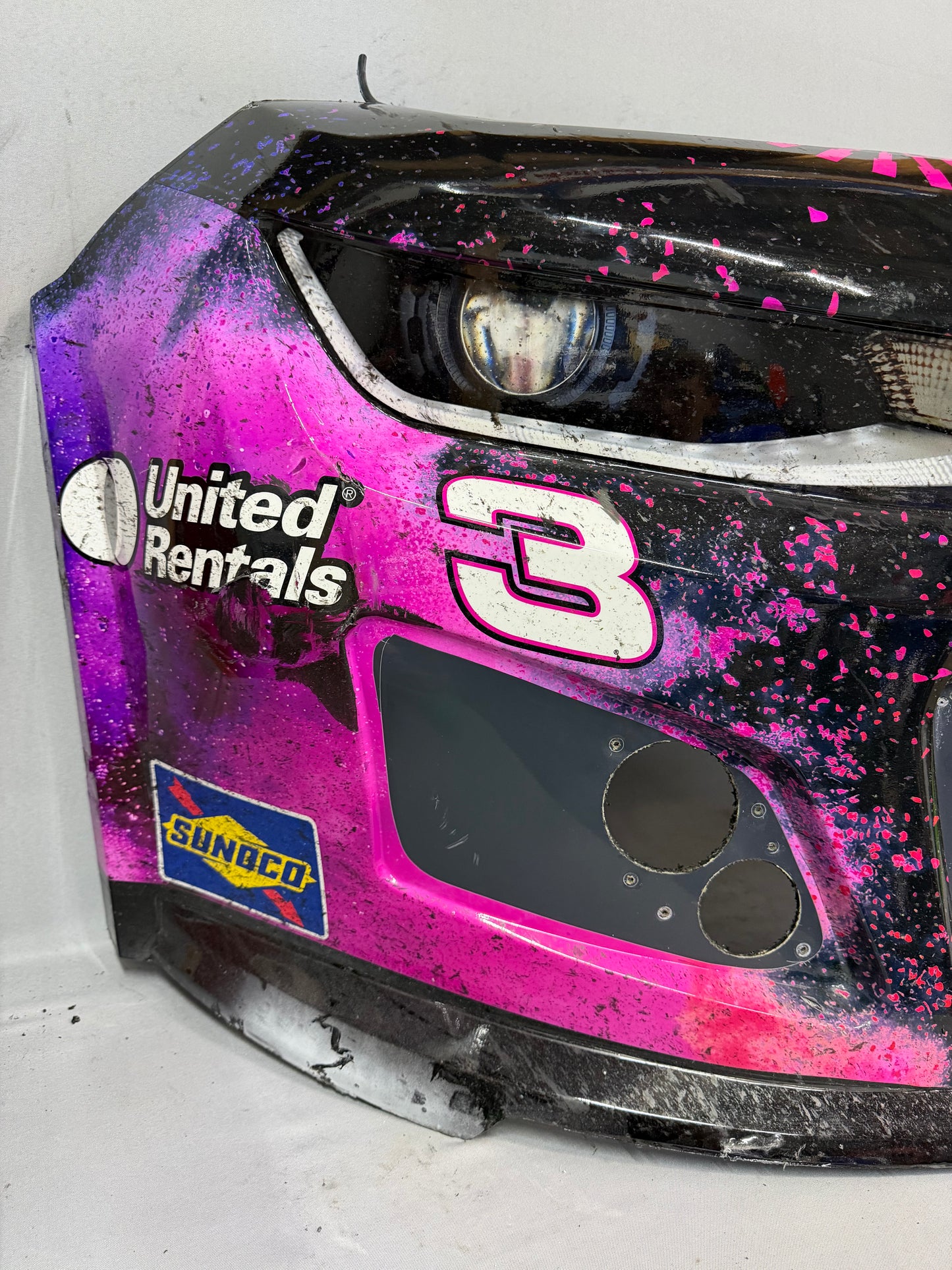Austin Dillon #3 2025 WWTR Gateway Dow Day Glo Nascar Front Nose
