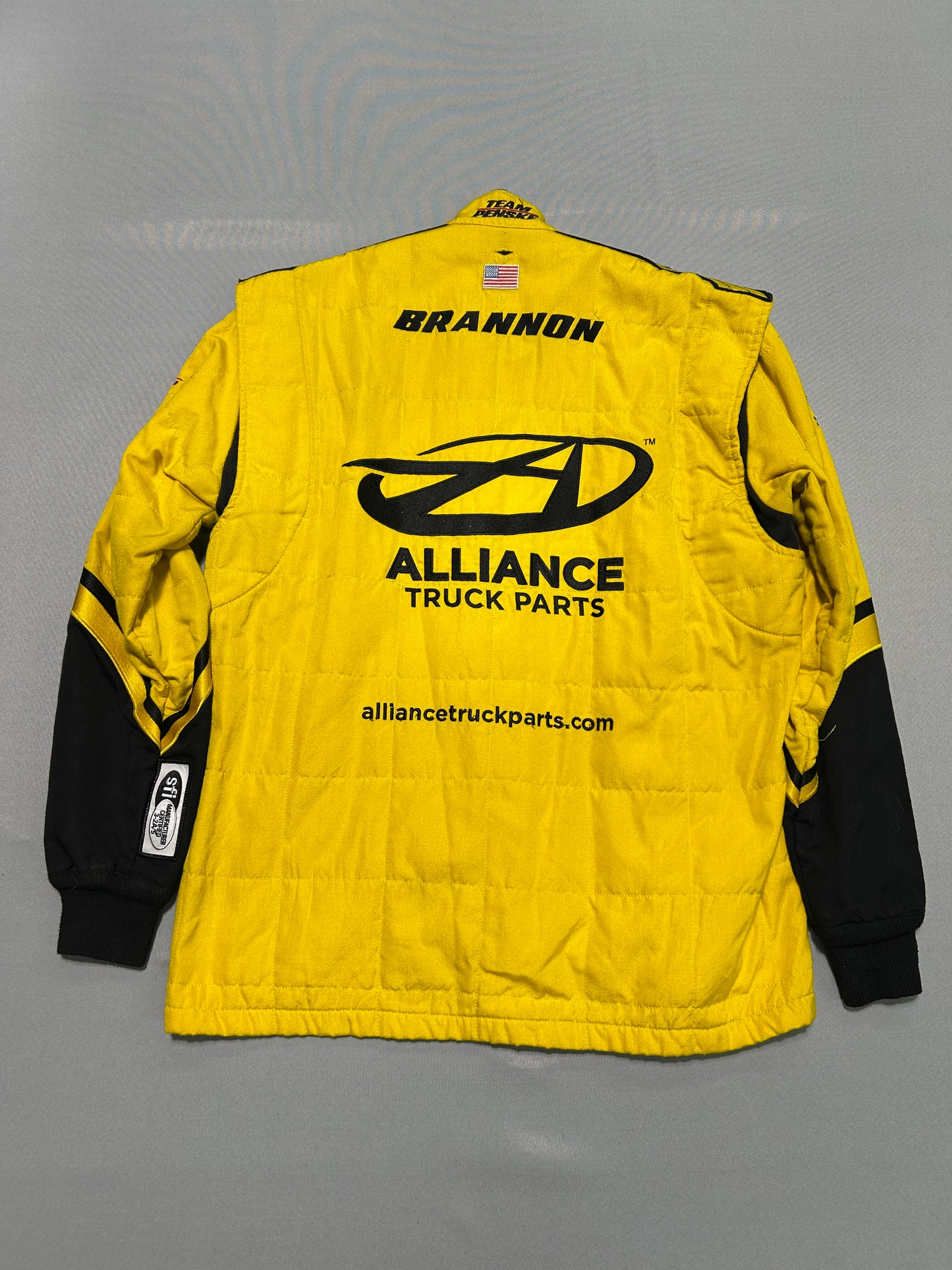 Brad Keselowski #2 Alliance Truck Parts Nascar Crew Firesuit Jacket Size 50