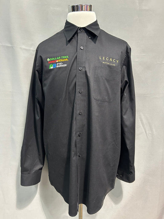 John Hunter Nemechek #42 Nascar Team Issued Button Up Dress Shirt Size XL Tall
