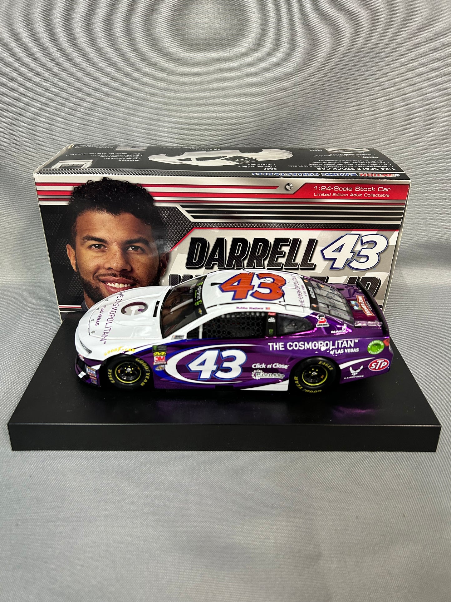 Bubba Wallace #43 2018 Cosmopolitan Las Vegas Color Chrome Nascar Diecast