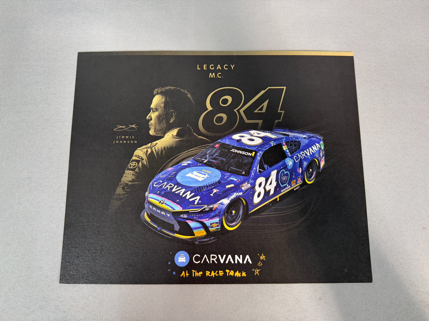Jimmie Johnson #84 2024 Indianapolis Carvana Nascar Hero Card