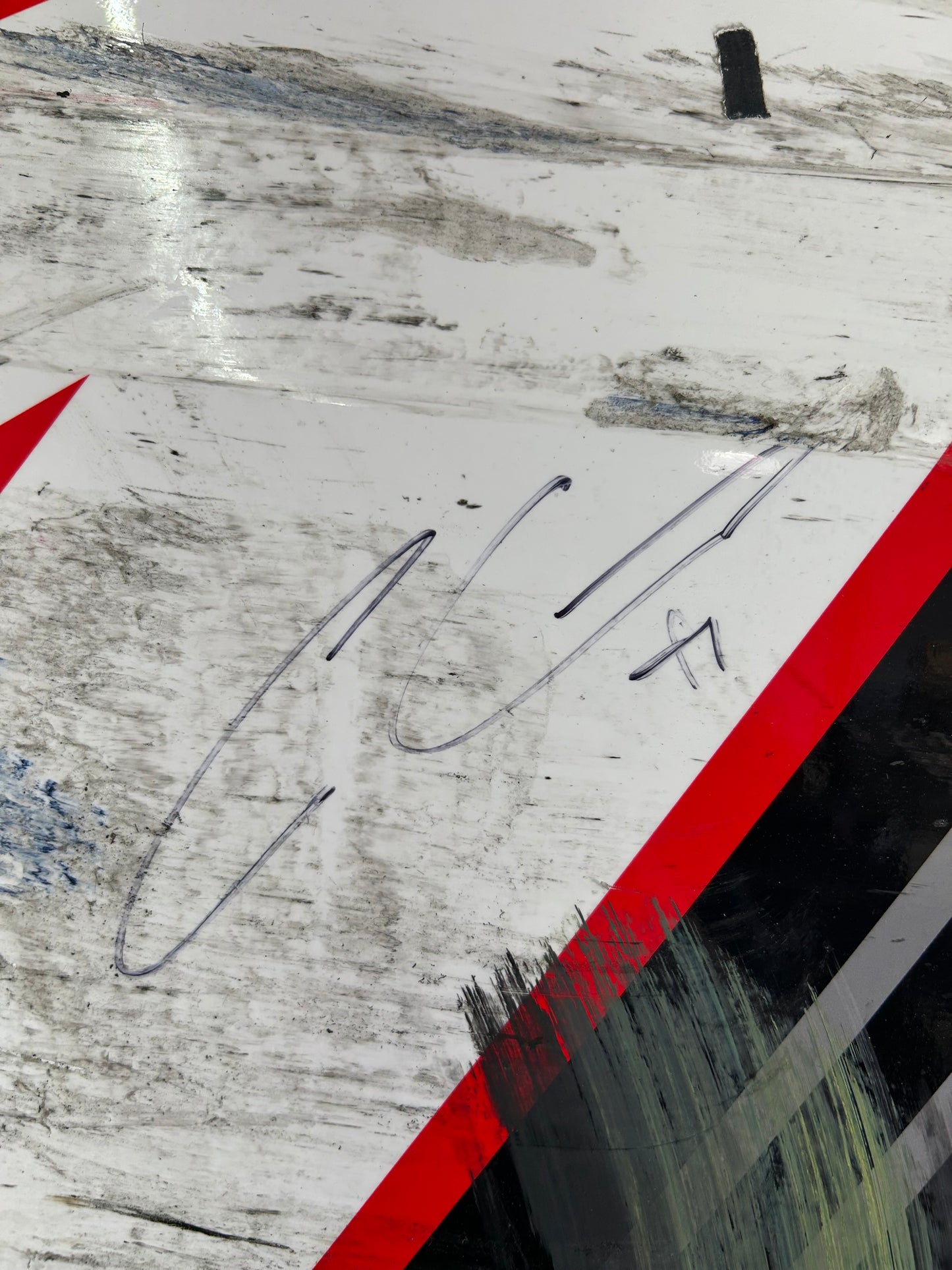 Cole Custer #41 2025 Autographed Haas Tooling Nascar Door Panel