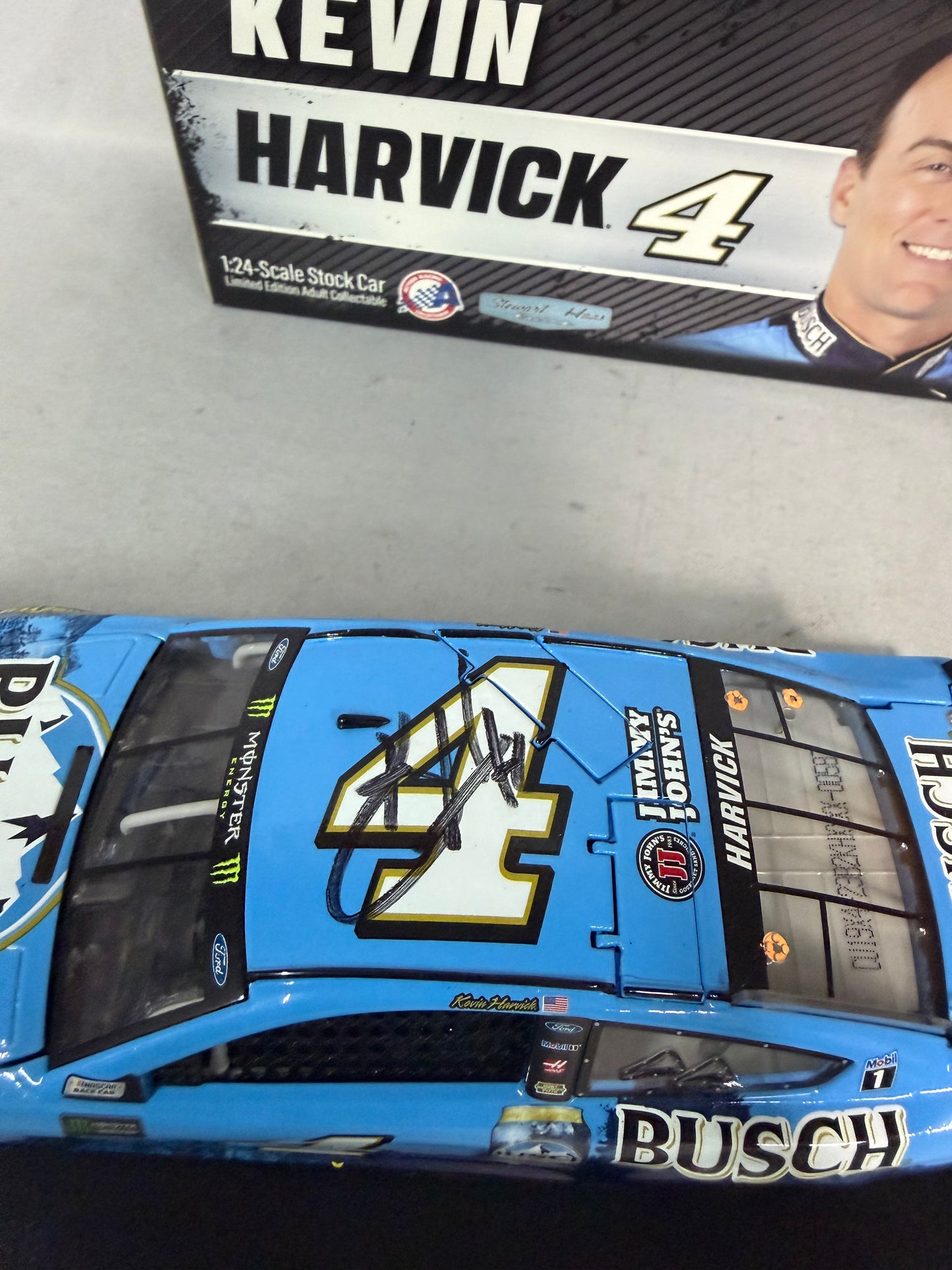 Kevin Harvick #4 2019 Busch Beer Nascar Autographed Diecast