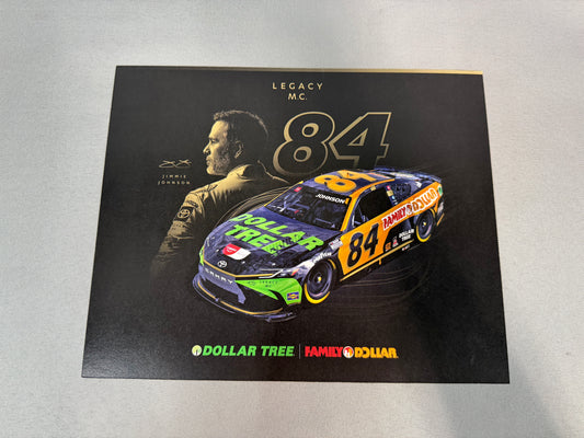Jimmie Johnson #84 2024 Dollar Tree Family Dollar Nascar Hero Card