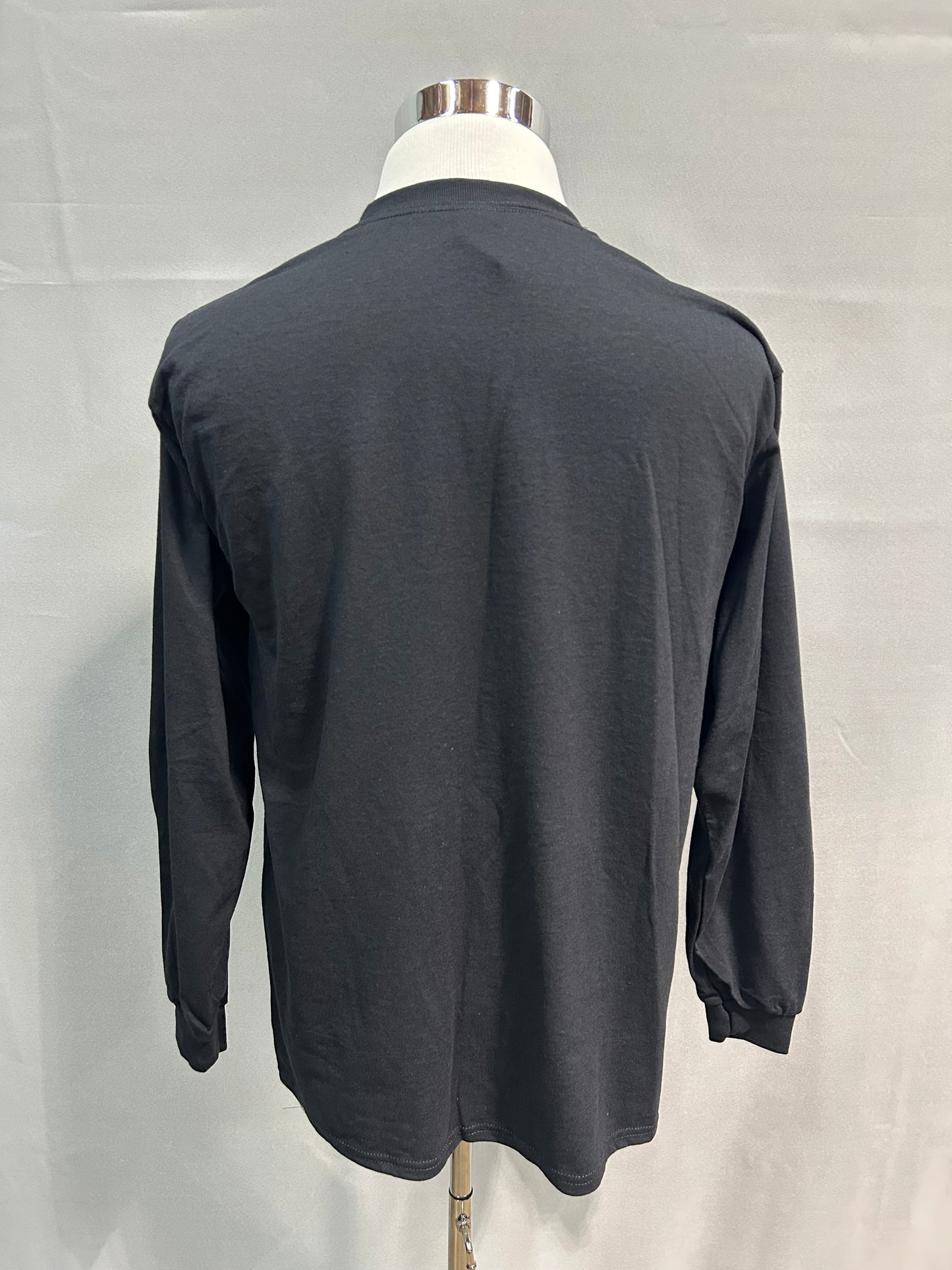 Stewart Haas Racing 2023 Nascar Team Issued Gildan Long Sleeve Black T Shirt Size Large