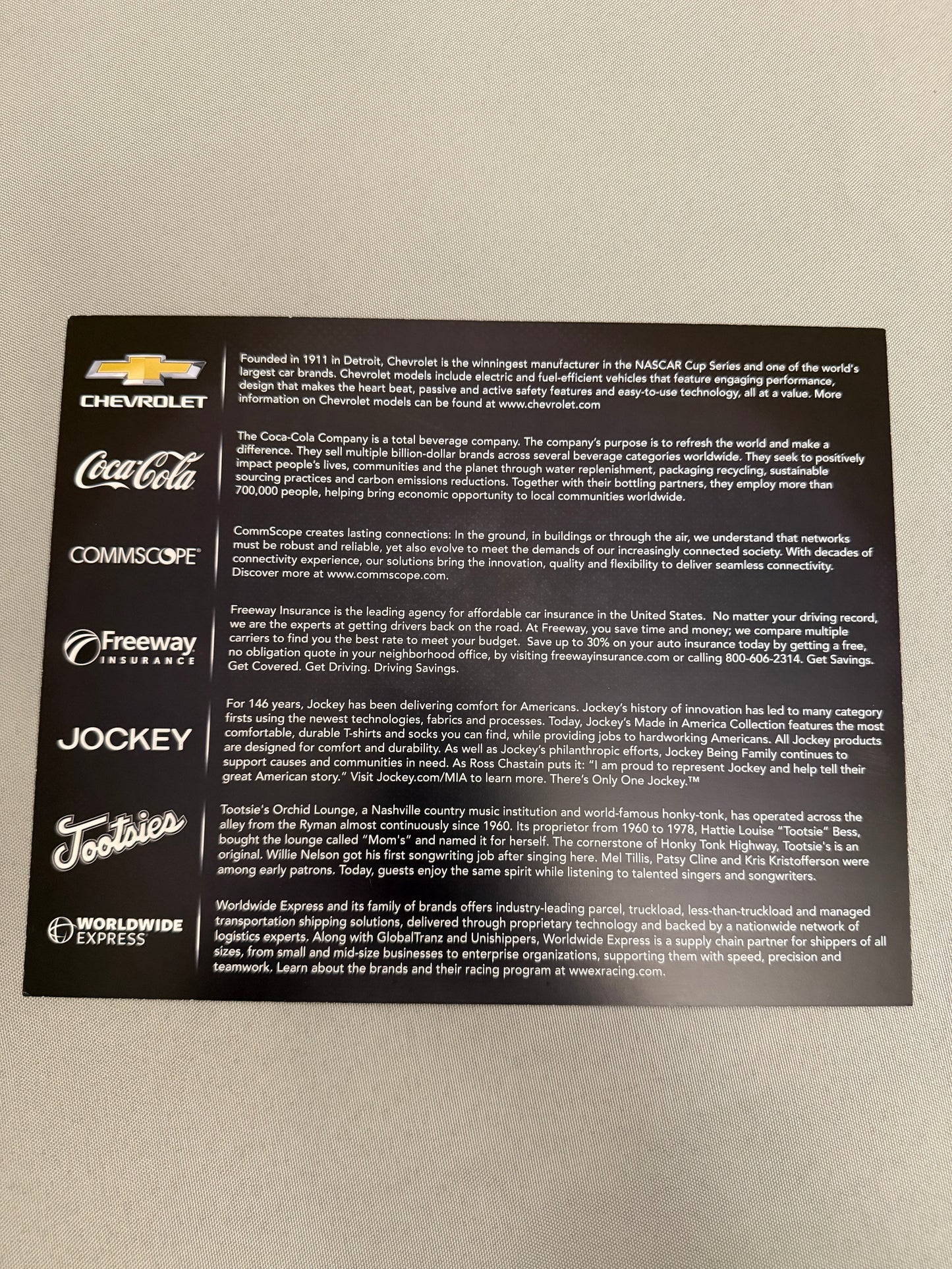 Daniel Suarez #99 Trackhouse Racing Nascar Hero Card