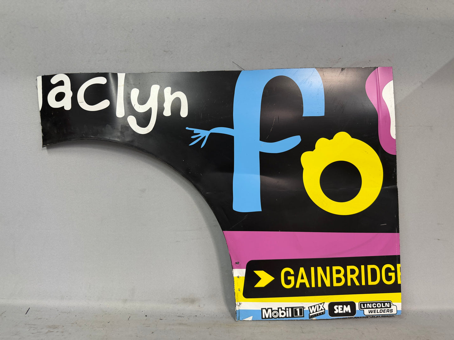 Connor Mosack #7 2026 Michigan Friends Of Jaclyn Nascar Quarter Panel
