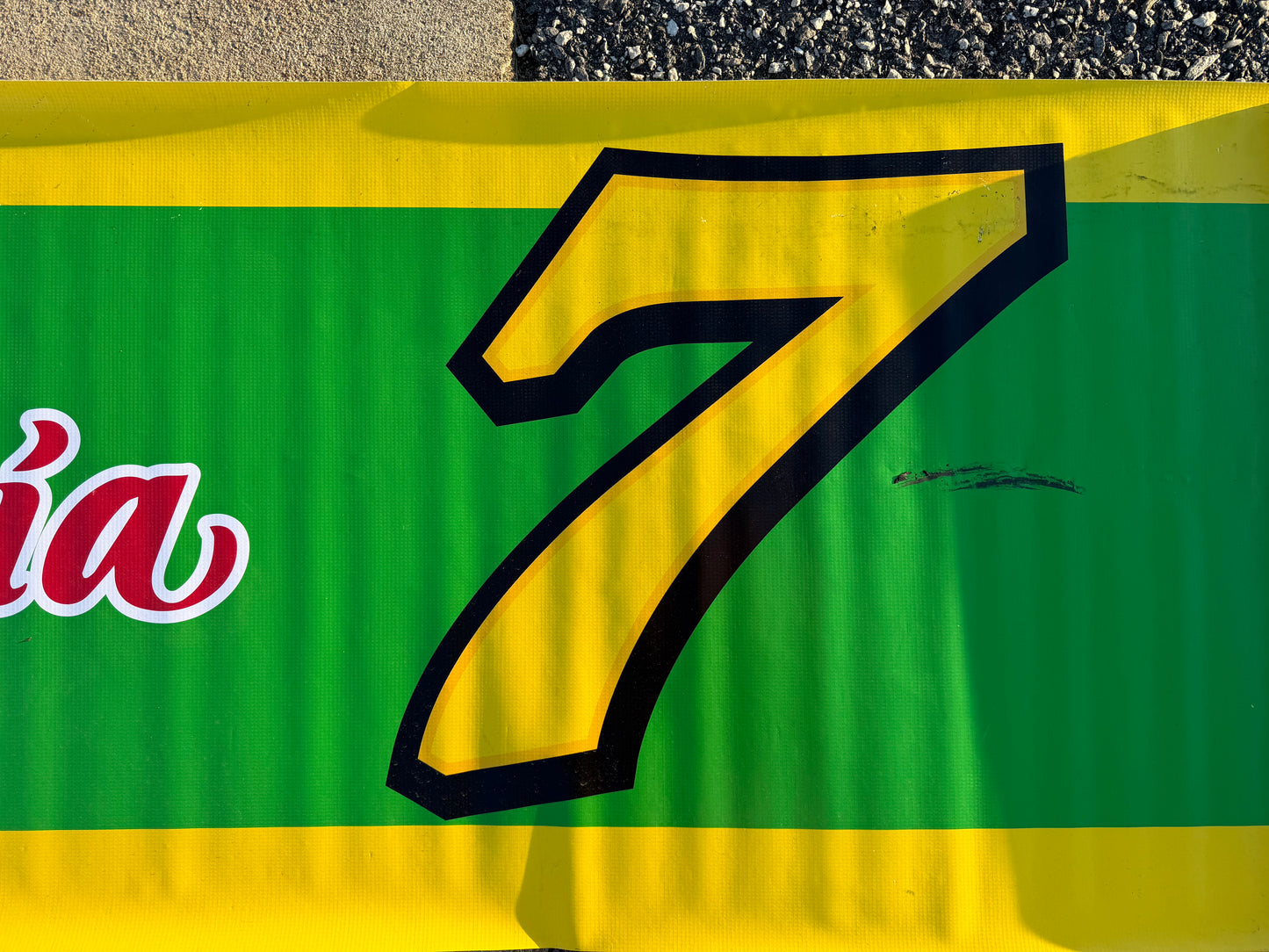 Andres Perez #7 2024 WWTR Gateway Herdez Nascar Pit Wall Banner