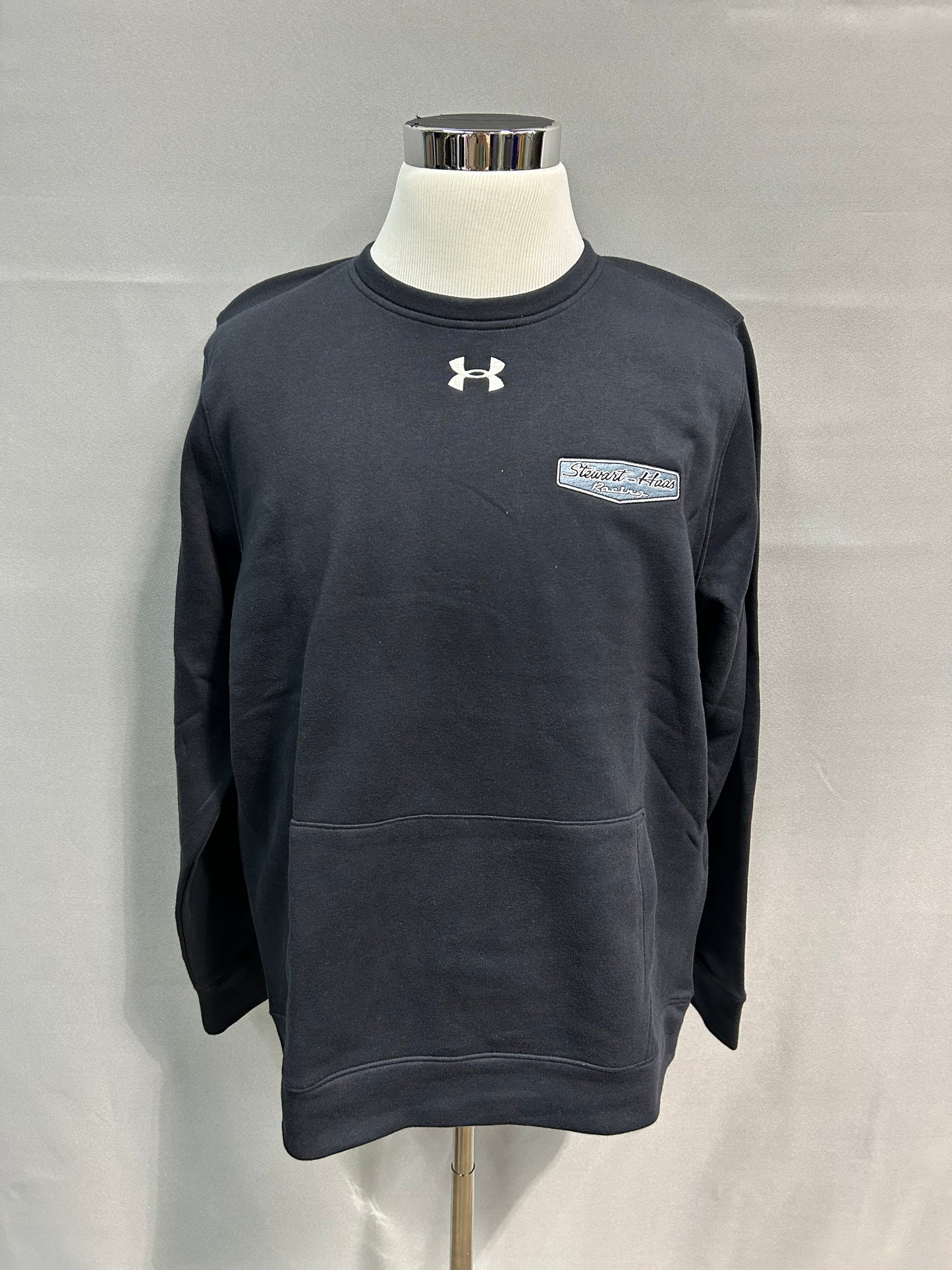 Stewart Haas Racing 2023 Nascar Team Issued Under Armor Crewneck Sweatshirt
