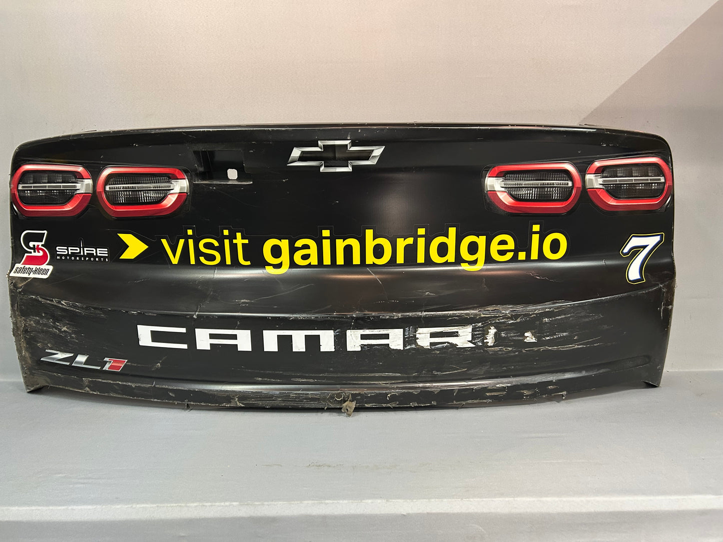 Corey Lajoie #7 2024 COTA Gainbridge Nascar Rear Bumper