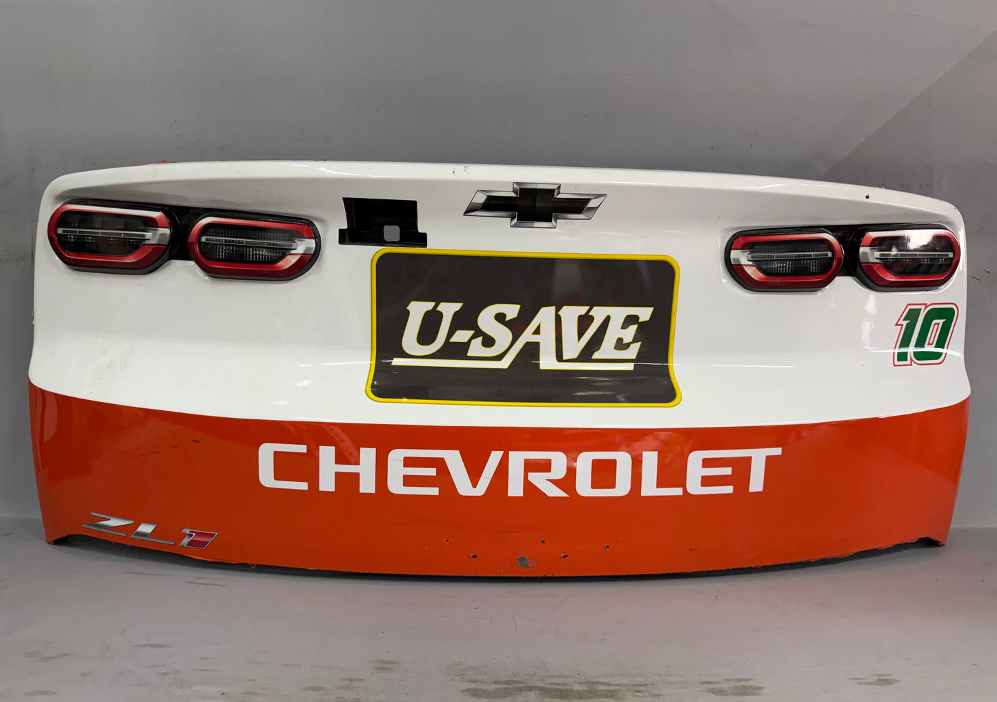 Ty Dillon #10 2026 Las Vegas 1 Campers Inn RV U-Save Nascar Rear Bumper