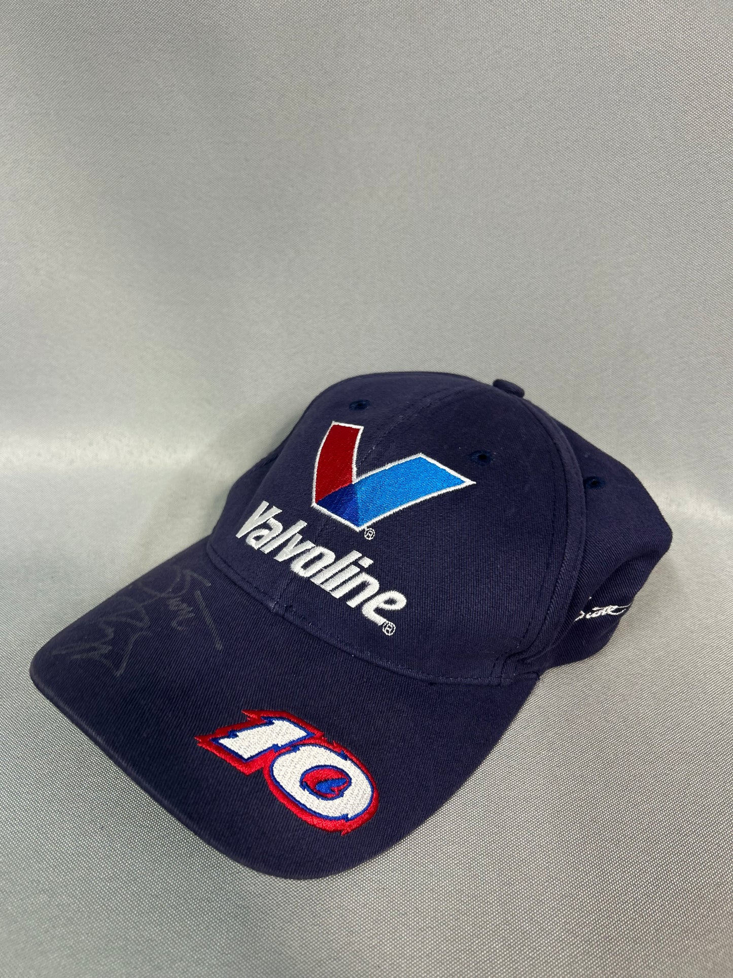 Scott Riggs #10 Valvoline Nascar Autographed Hat