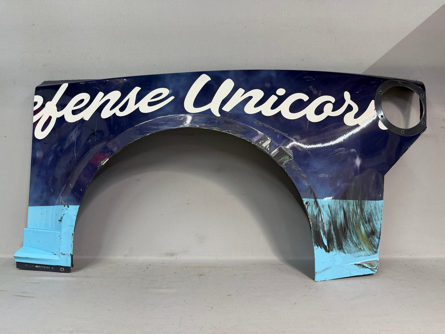 Michael McDowell #71 2026 San Diego Defense Unicorns Nascar Quarter Panel