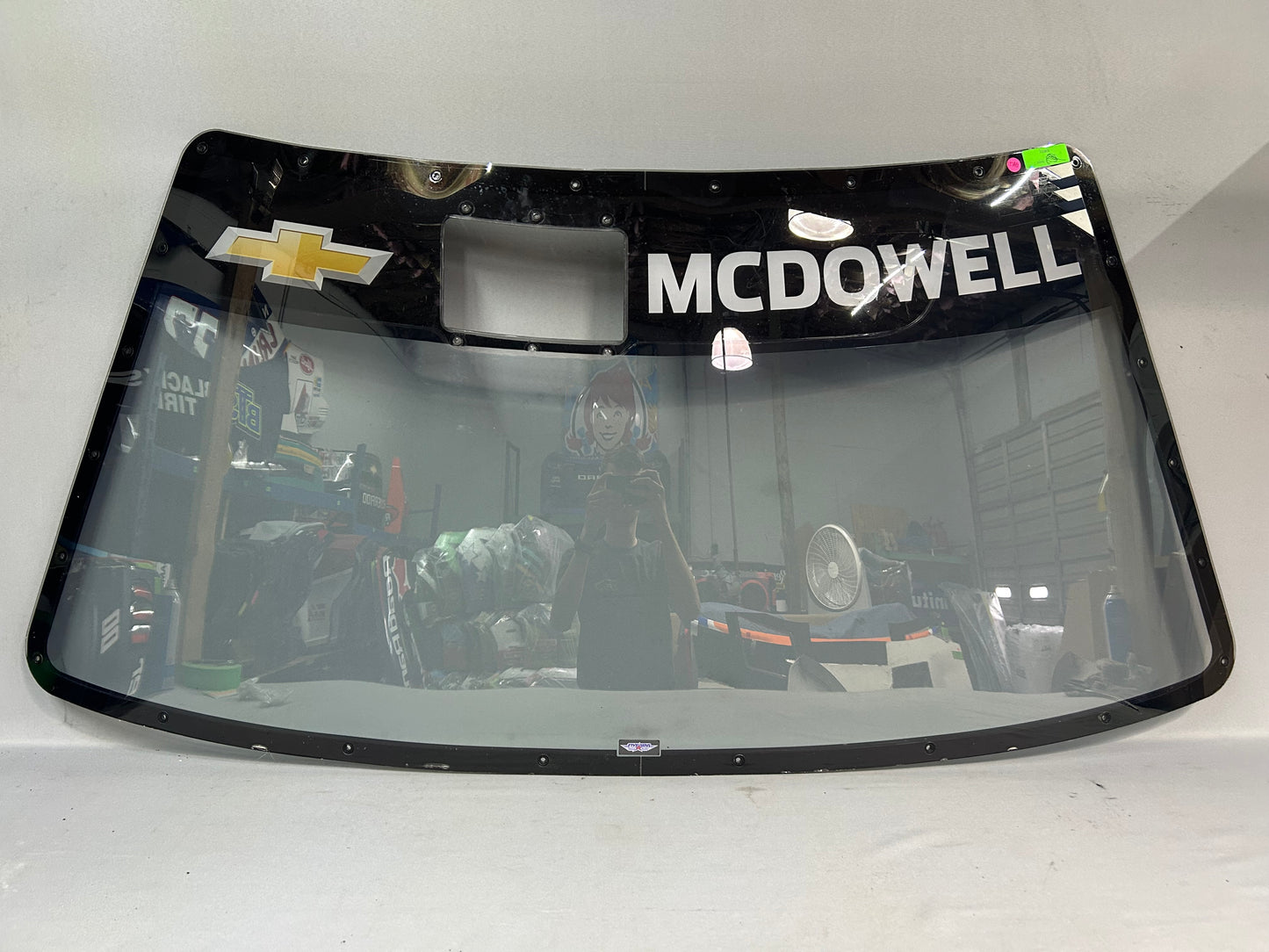 Michael McDowell #71 2025 Iowa Nascar Front Windshield