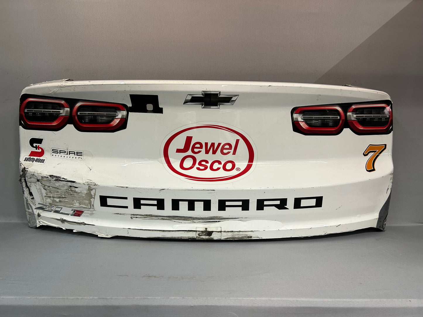 Corey Lajoie #7 2024 Chicago Celsius Jewel Osco Nascar Rear Bumper