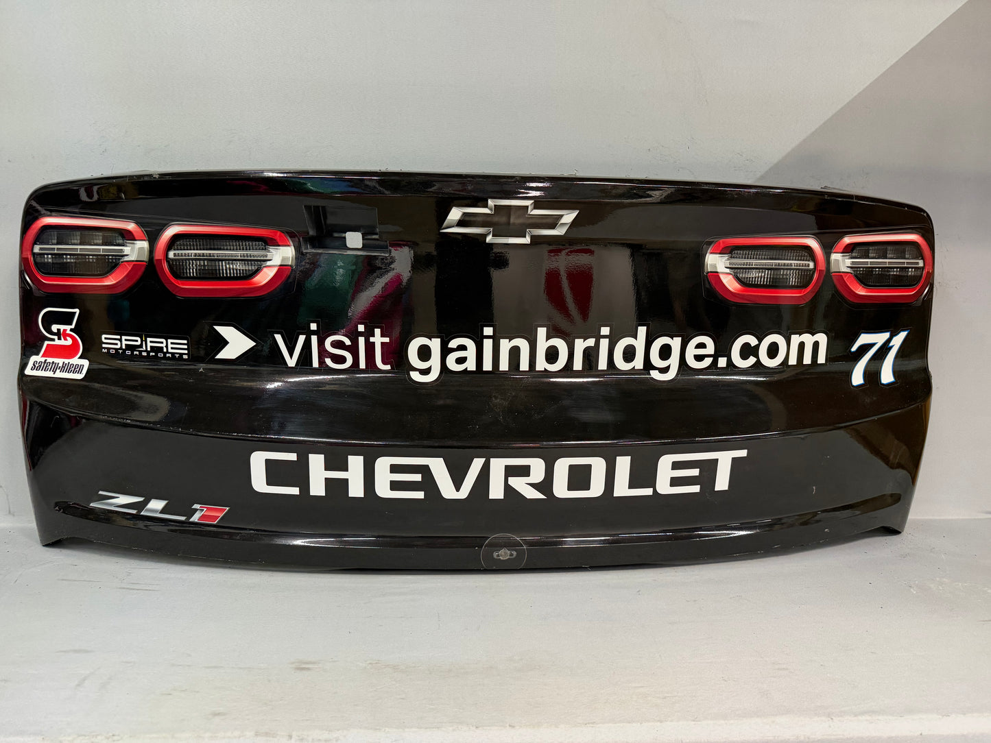 Michael McDowell #71 2025 Kansas Gainbridge Nascar Rear Bumper