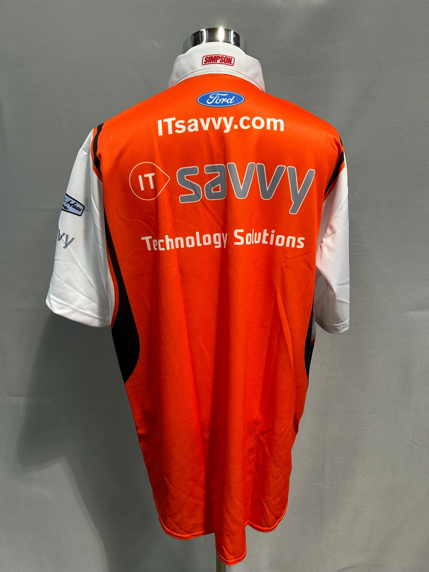 Clint Bowyer #14 IT Savvy Nascar Crew Shirt Size XL