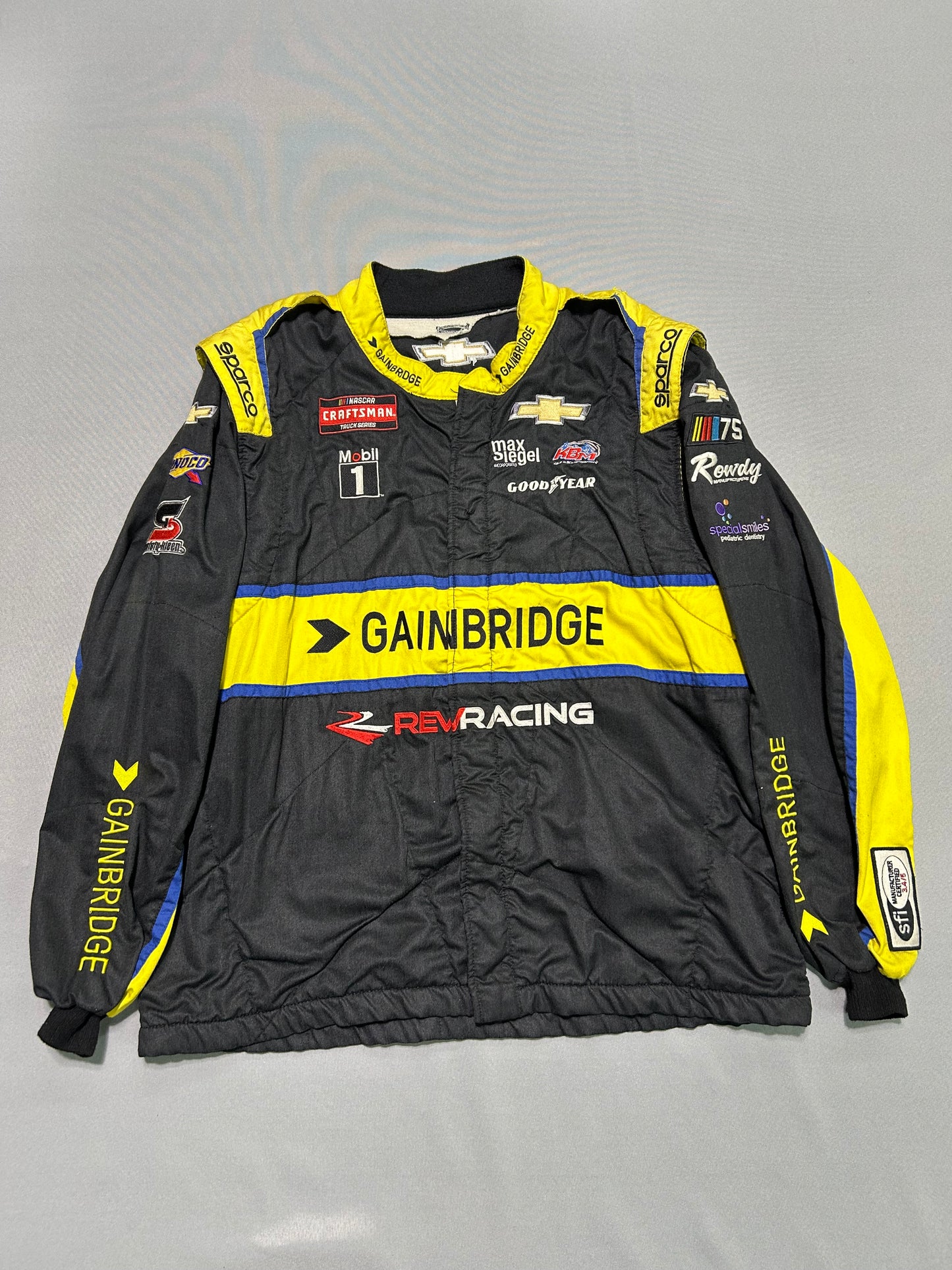 Nick Sanchez #2 2023 Gainbridge Nascar 2 Piece Crew Firesuit C-52 W-40 L-31