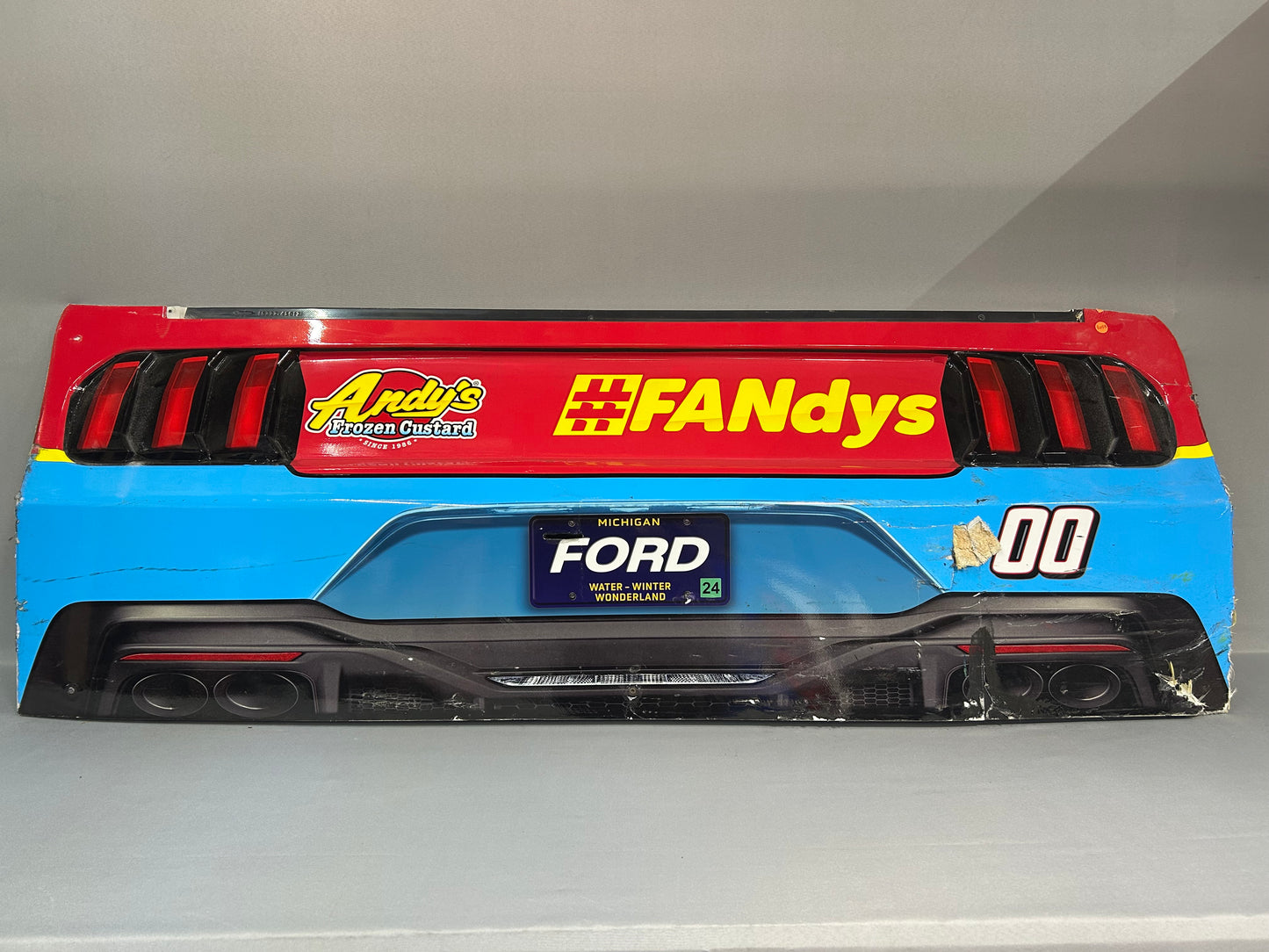 Cole Custer #00 2024 Phoenix Andys Custard Nascar Rear Bumper