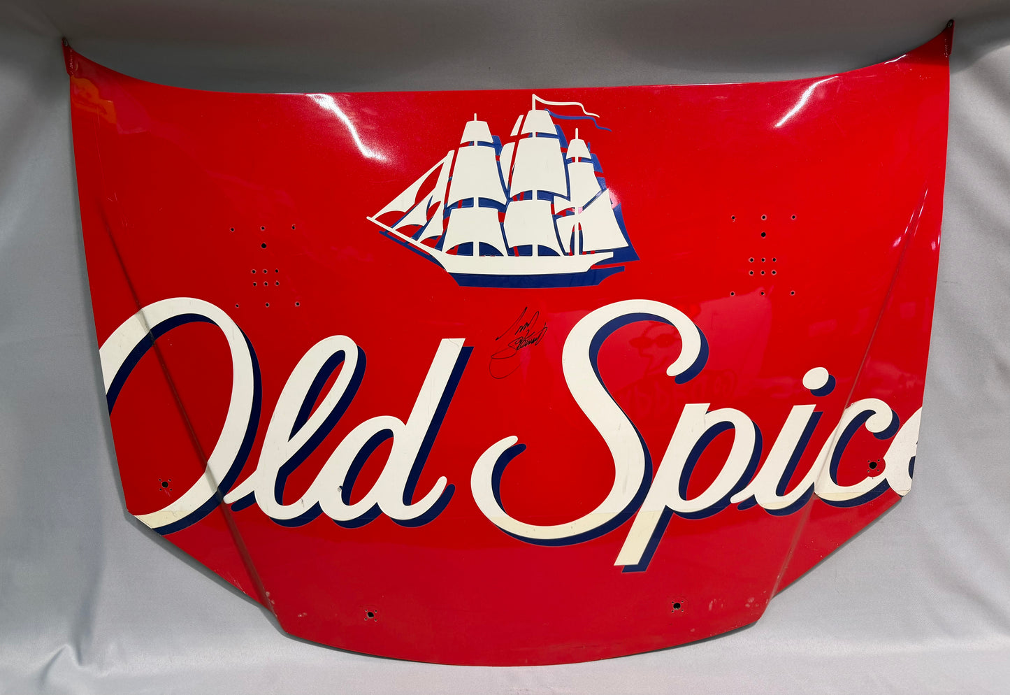 Tony Stewart #14 Old Spice Nascar Autographed Hood