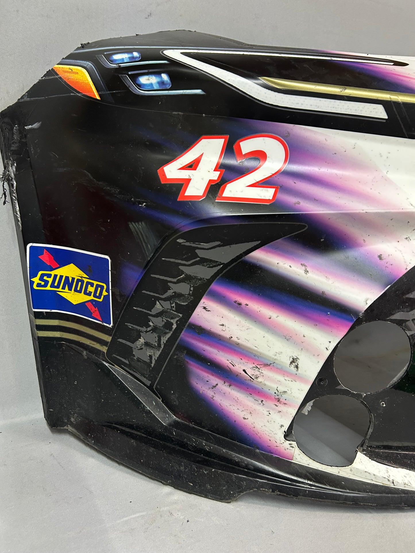 John Hunter Nemechek #42 2025 Watkins Glen Mobil 1 Nascar Front Nose