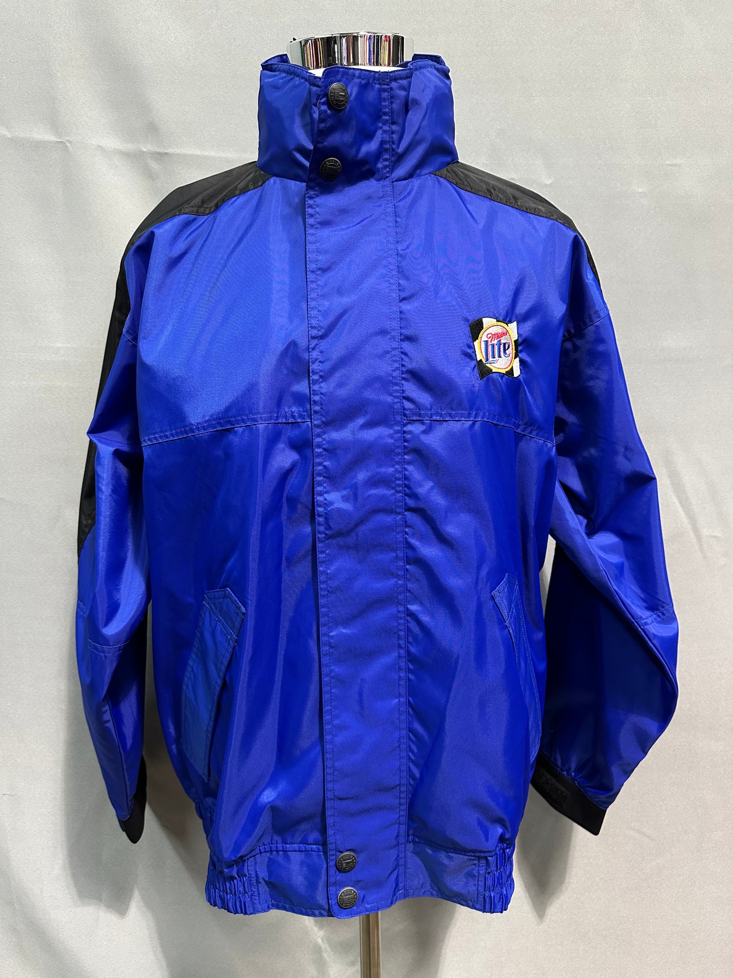 Rusty Wallace #2 Miller Lite Nascar Team Issued Jacket Size Large