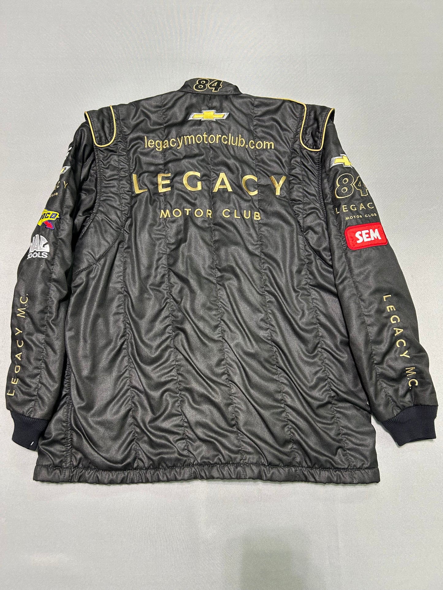 Jimmie Johnson #84 2024 Legacy Motor Club Nascar 2 Piece Crew Firesuit C-48 W-38 L-30