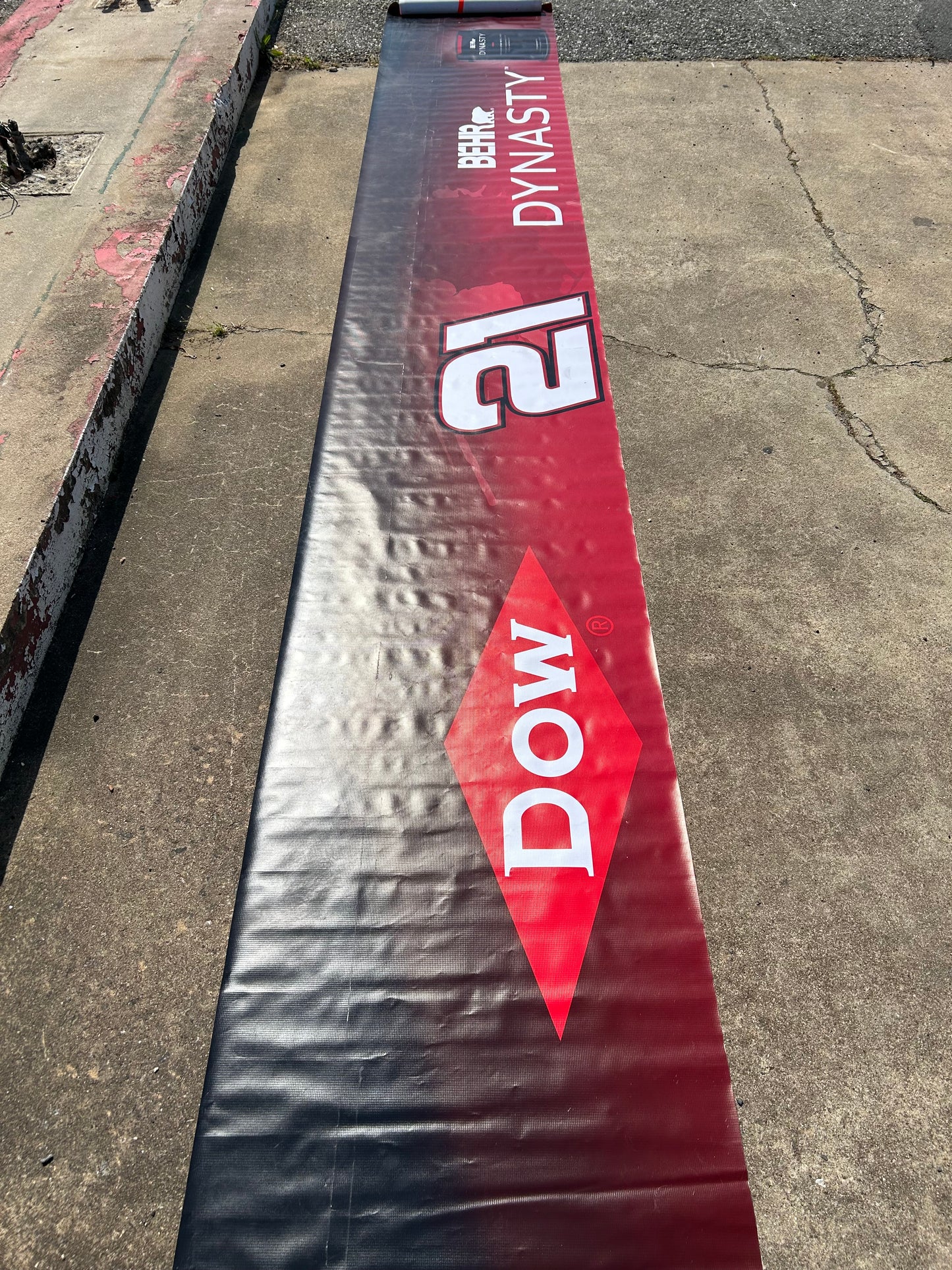 Austin Hill #21 2024 Dow Behr Dynasty Nascar Pit Wall Banner
