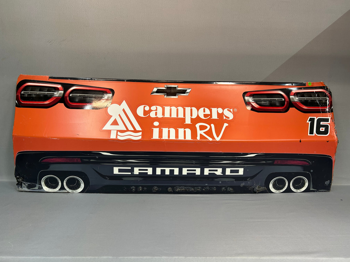 AJ Allmendinger #16 2024 Campers Inn RV Nascar Rear Bumper