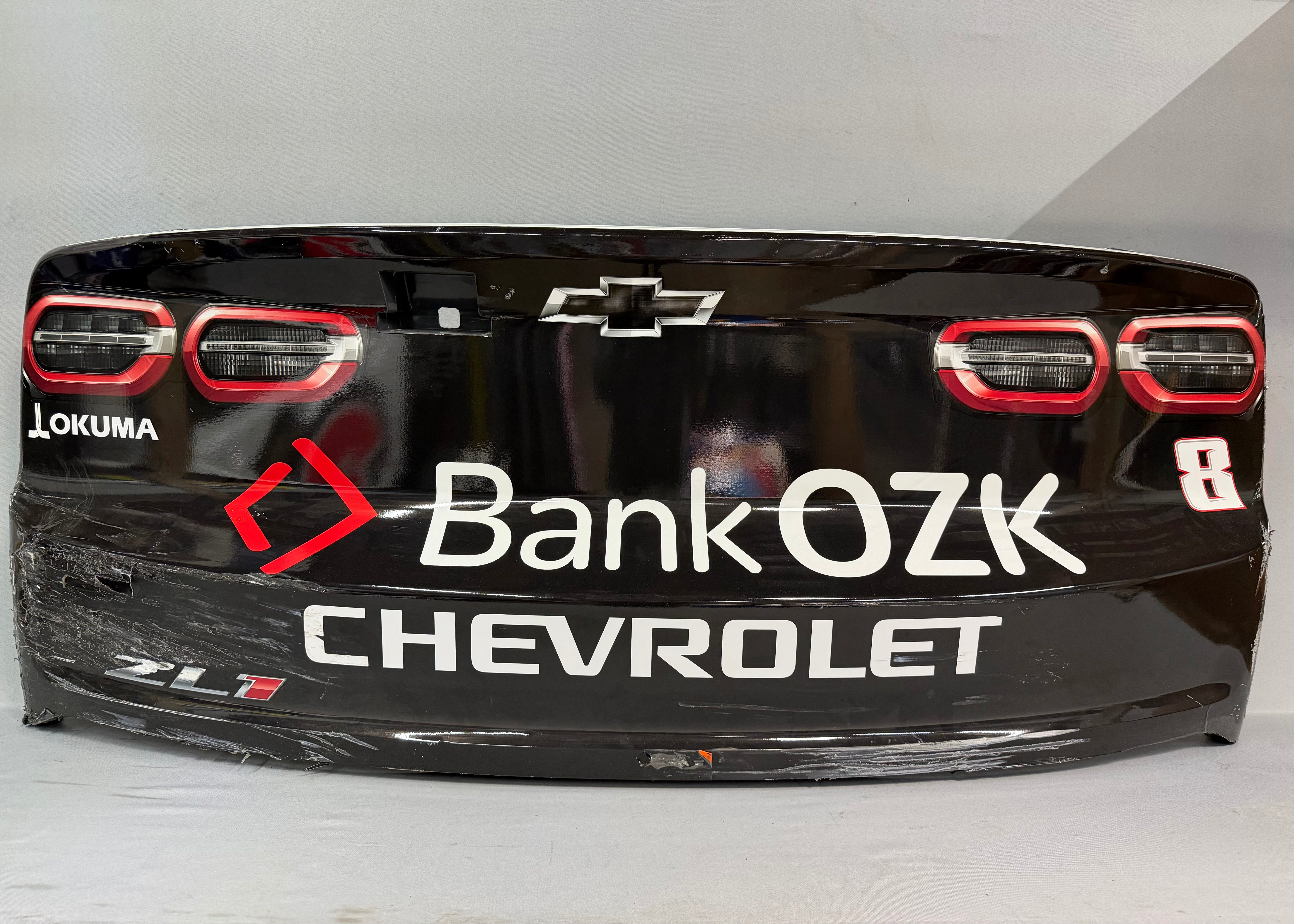 Kyle Busch #8 2025 Charlotte Roval Bank OZK Nascar Rear Bumper – Race