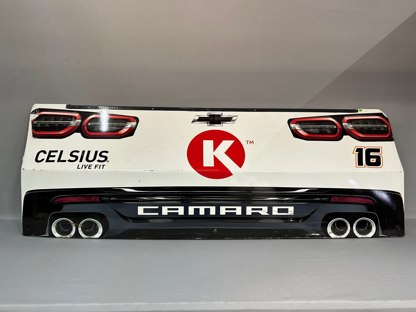 AJ Allmendinger #16 2024 Celsius Circle K Nascar Rear Bumper