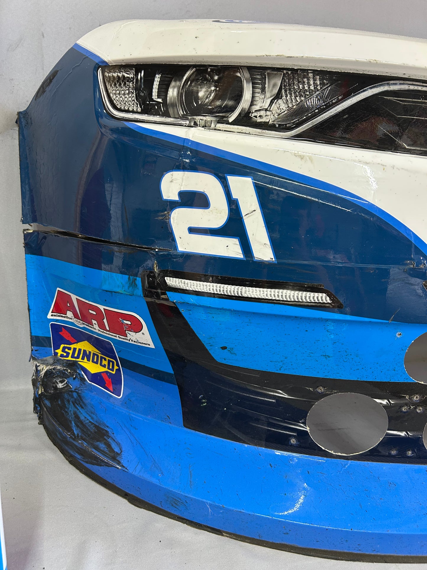 Austin Hill #21 2025 Sonoma Bennett Transportation Nascar Front Nose
