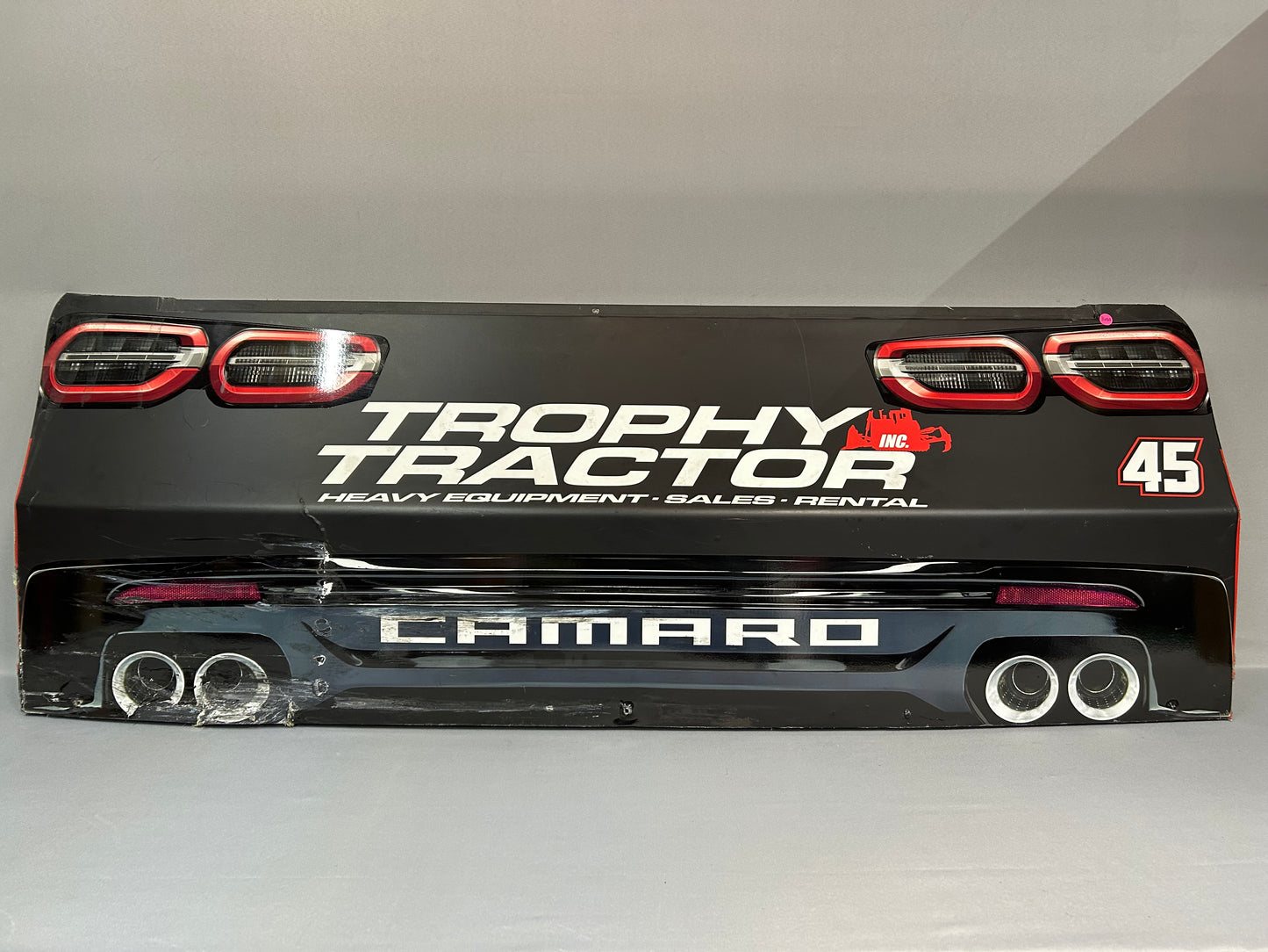 Garrett Smithley #45 2024 Trophy Tractor Nascar Rear Bumper