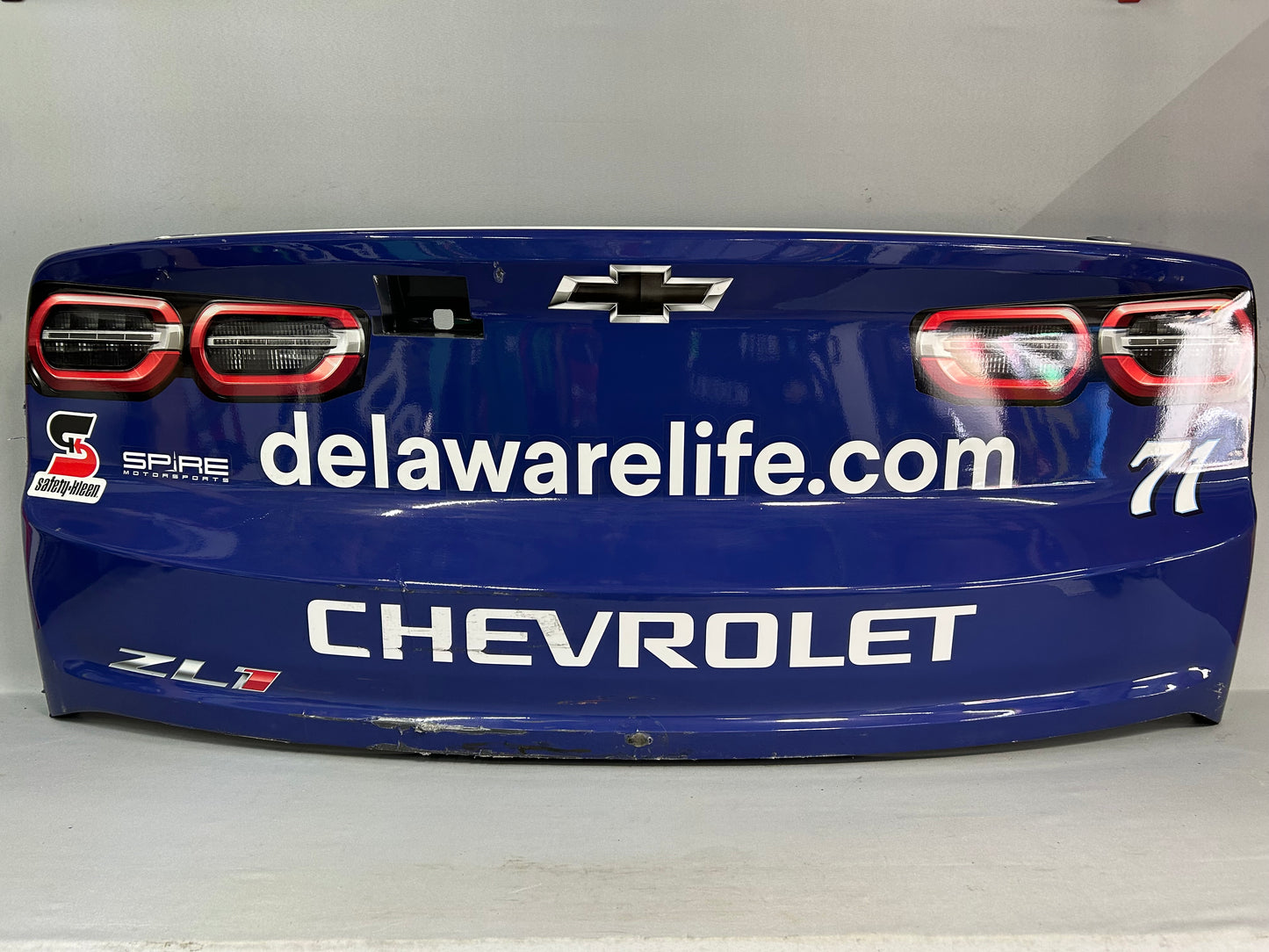 Michael McDowell #71 2025 Michigan Delaware Life Nascar Rear Bumper