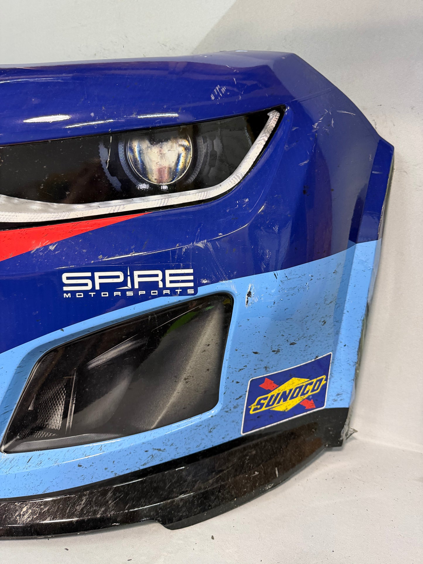 Carson Hocevar #77 2025 Bristol Delaware Life Nascar Front Nose