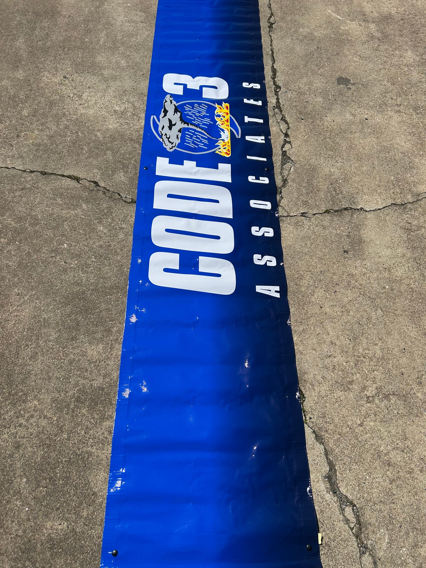 Chase Briscoe #14 Code 3 Associates Nascar Pit Box Riser Banner