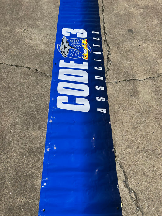Chase Briscoe #14 Code 3 Associates Nascar Pit Box Riser Banner
