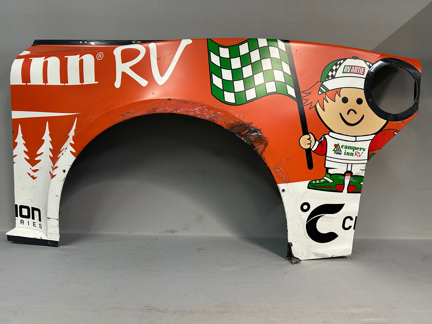 AJ Allmendinger #16 2025 Wilkesboro All Star Campers Inn RV Nascar Quarter Panel