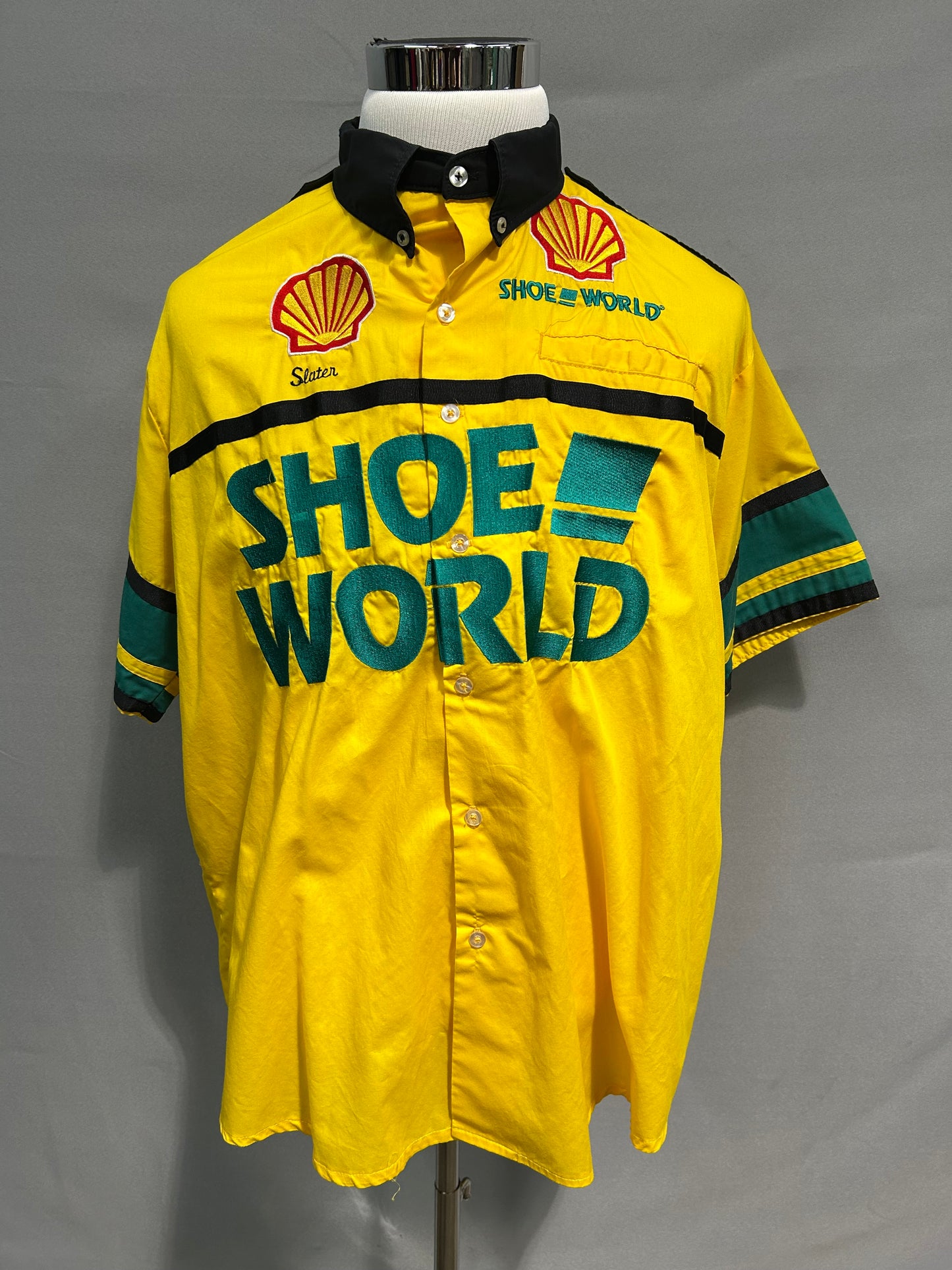 Dale Jarrett #32 Shoe World Nascar Pit Crew Shirt Size 2XL