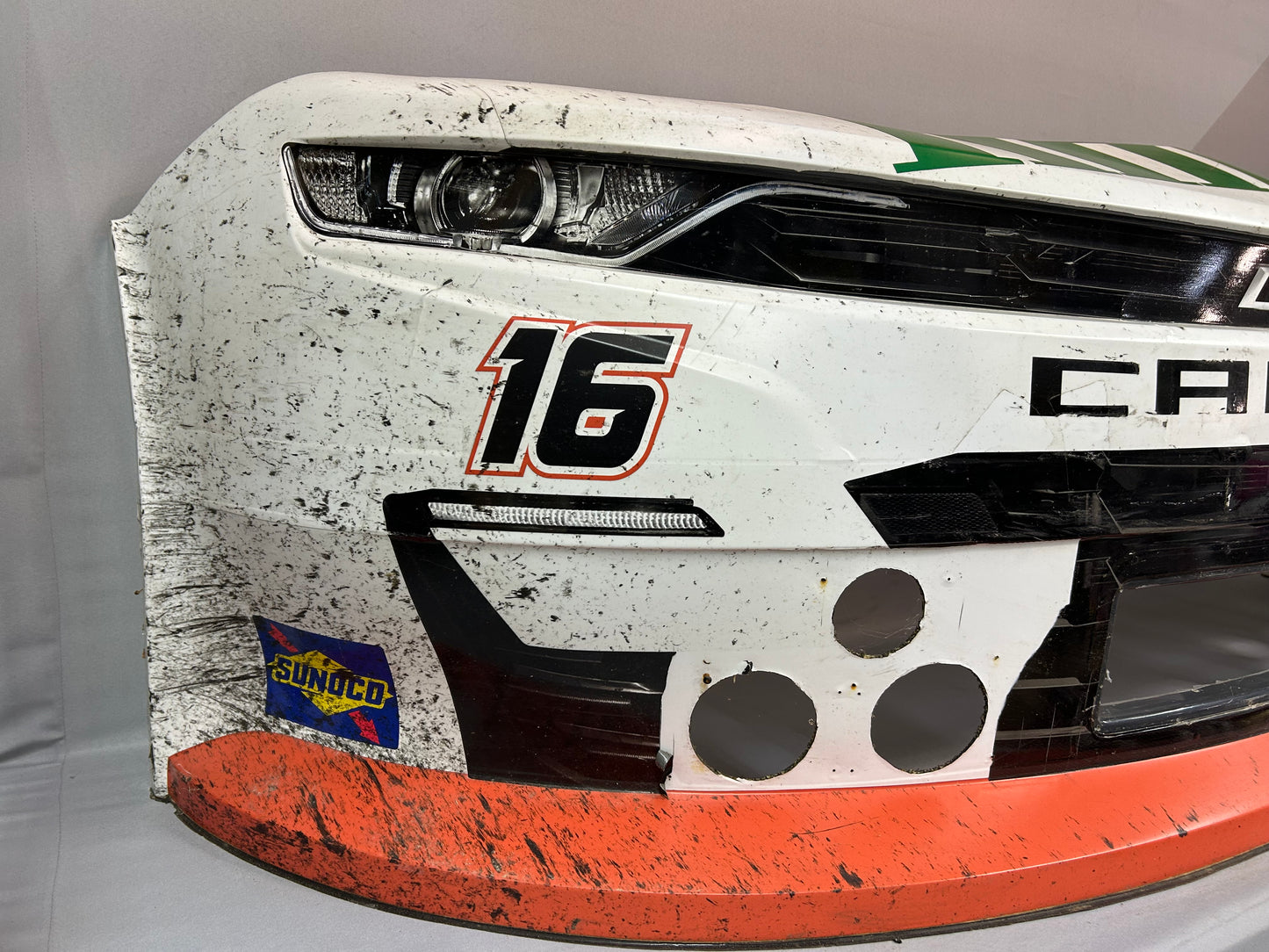 AJ Allmendinger #16 2024 New Hampshire Campers Inn RV Nascar Front Nose