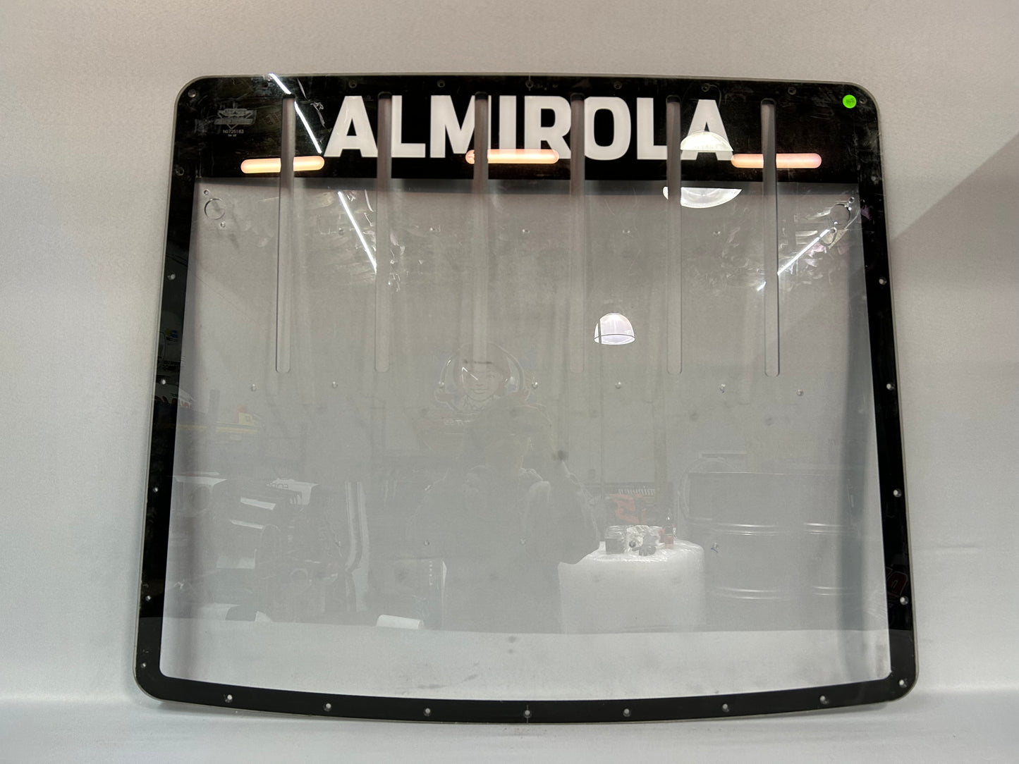 Aric Almirola #10 2023 Kansas Nascar Rear Windshield