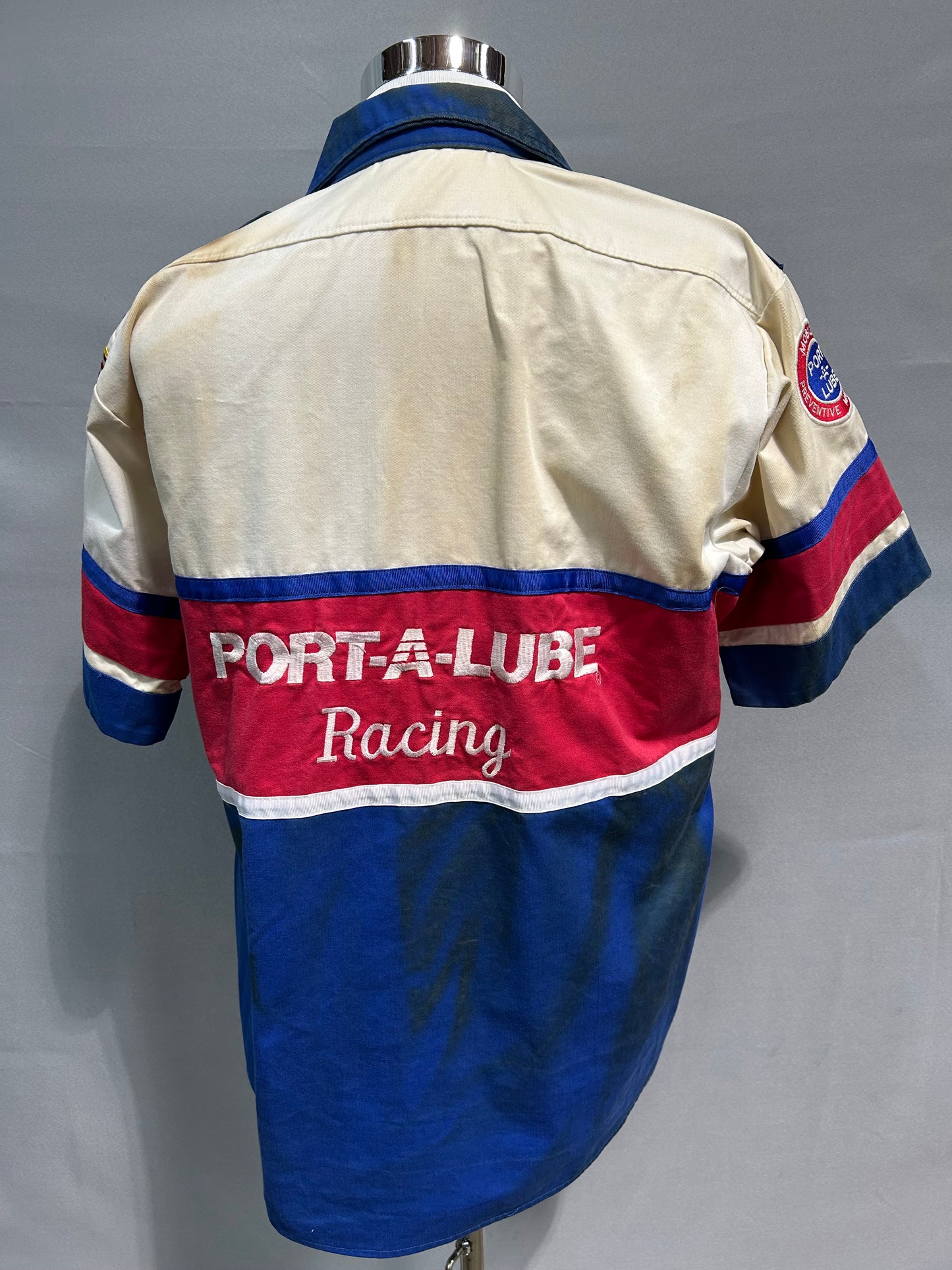 Dale Jarrett #32 Port A Lube Nascar Pit Crew Shirt Size Large