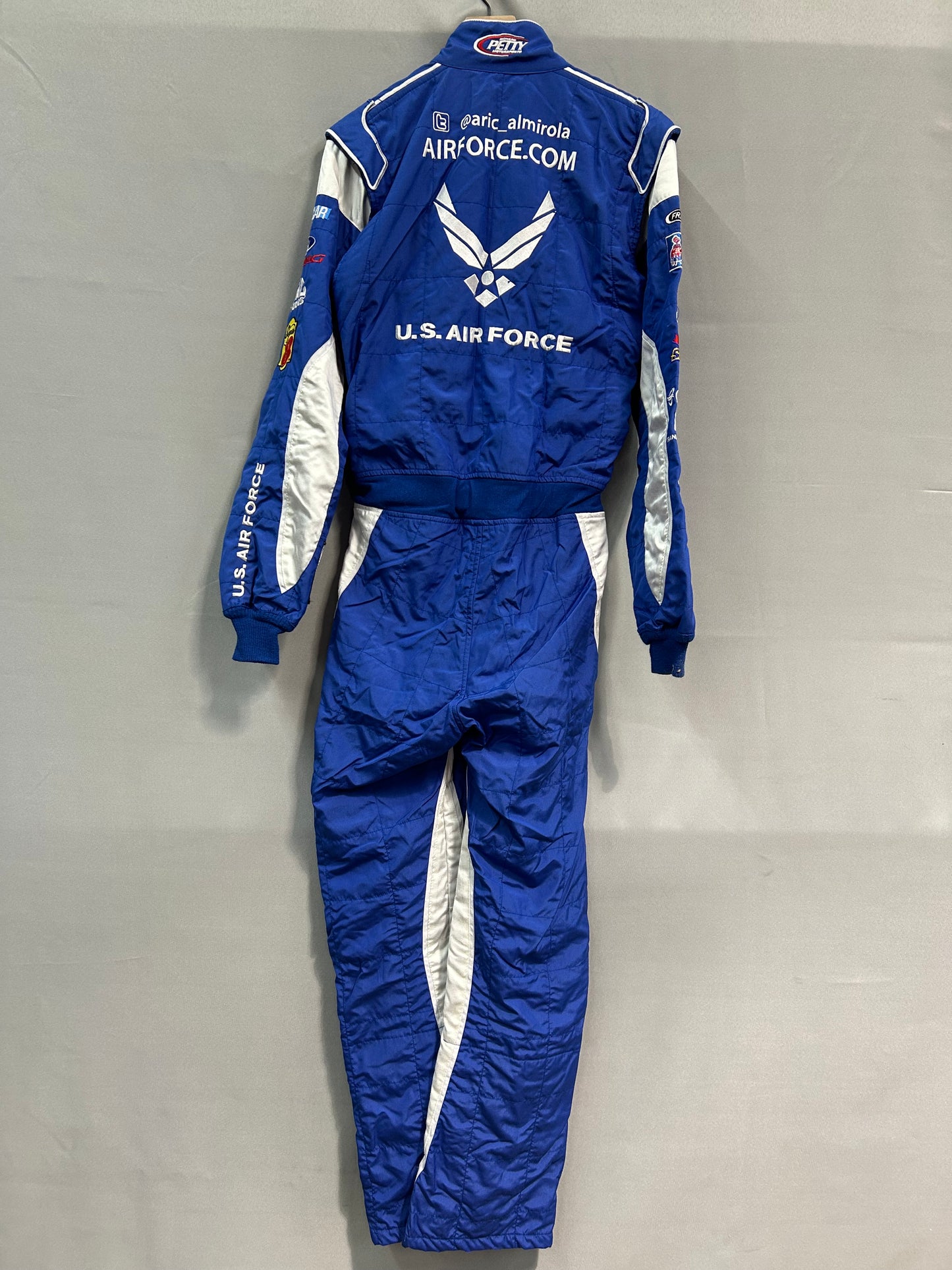 Aric Almirola #43 2012 Autographed US Air Force Nascar Driver Firesuit