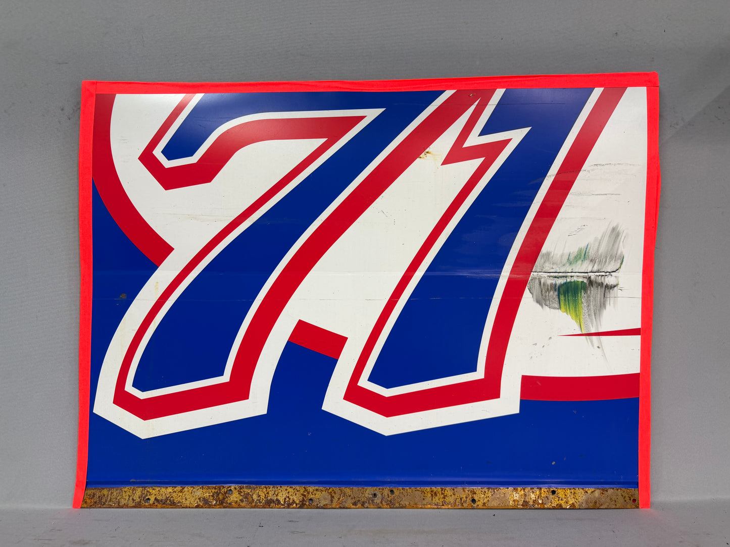 Rajah Caruth #71 2025 Phoenix Hendrick Cars Nascar Door Panel