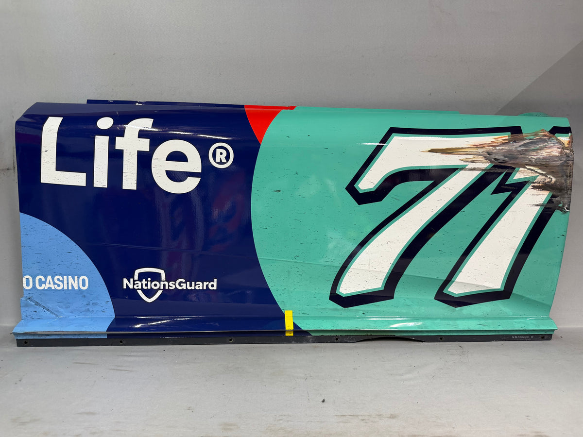 Michael McDowell #71 2026 Darlington 2 Delaware Life Nascar Door Panel