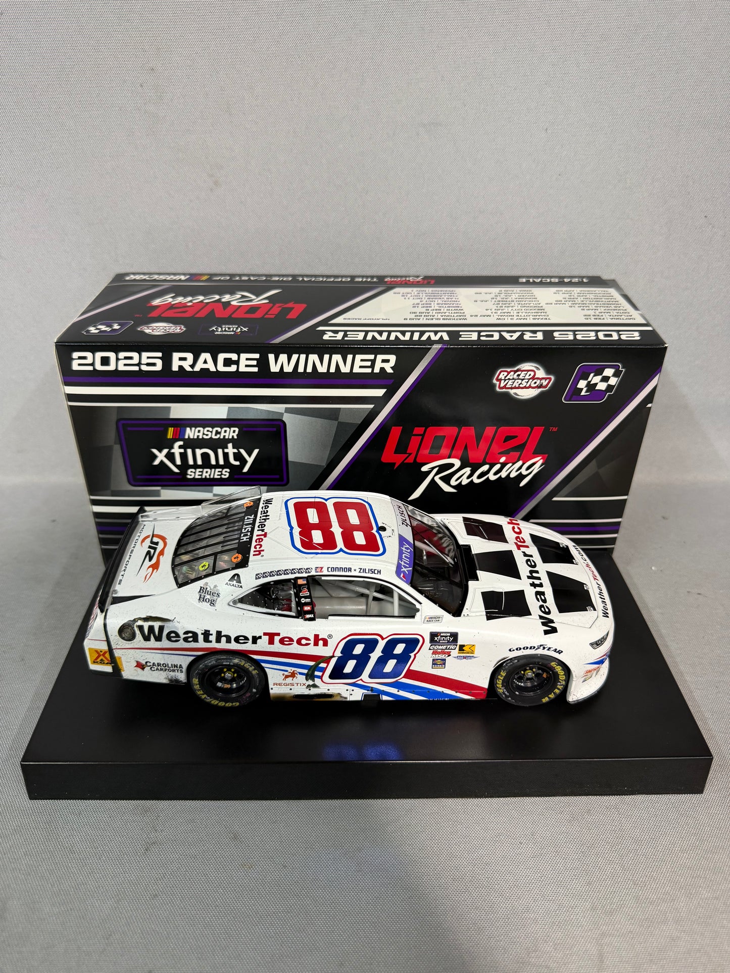 Connor Zilisch #88 2025 Portland Win Weathertech Nascar Diecast