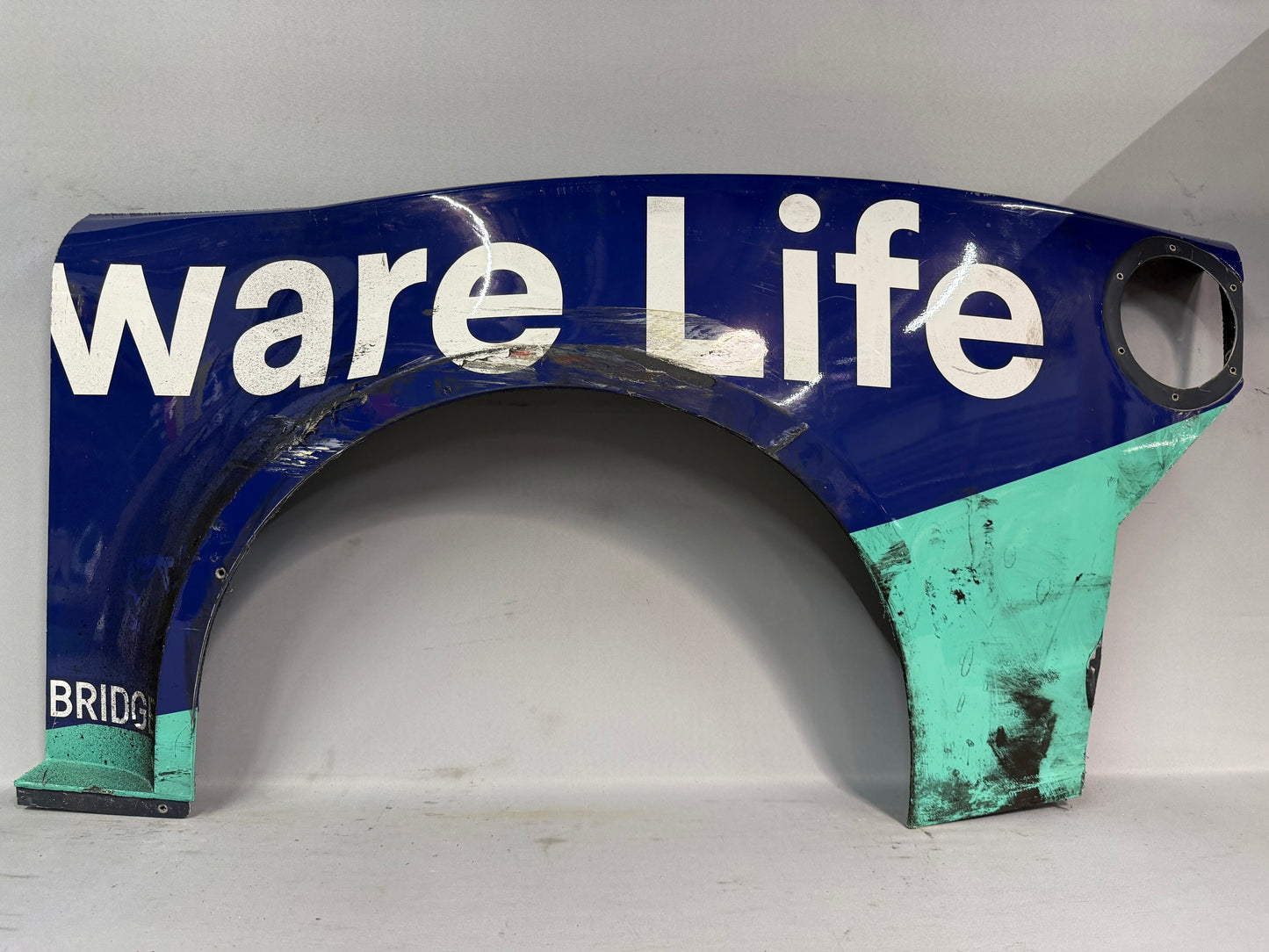 Carson Hocevar #77 2025 Martinsville Delaware Life Nascar Quarter Panel