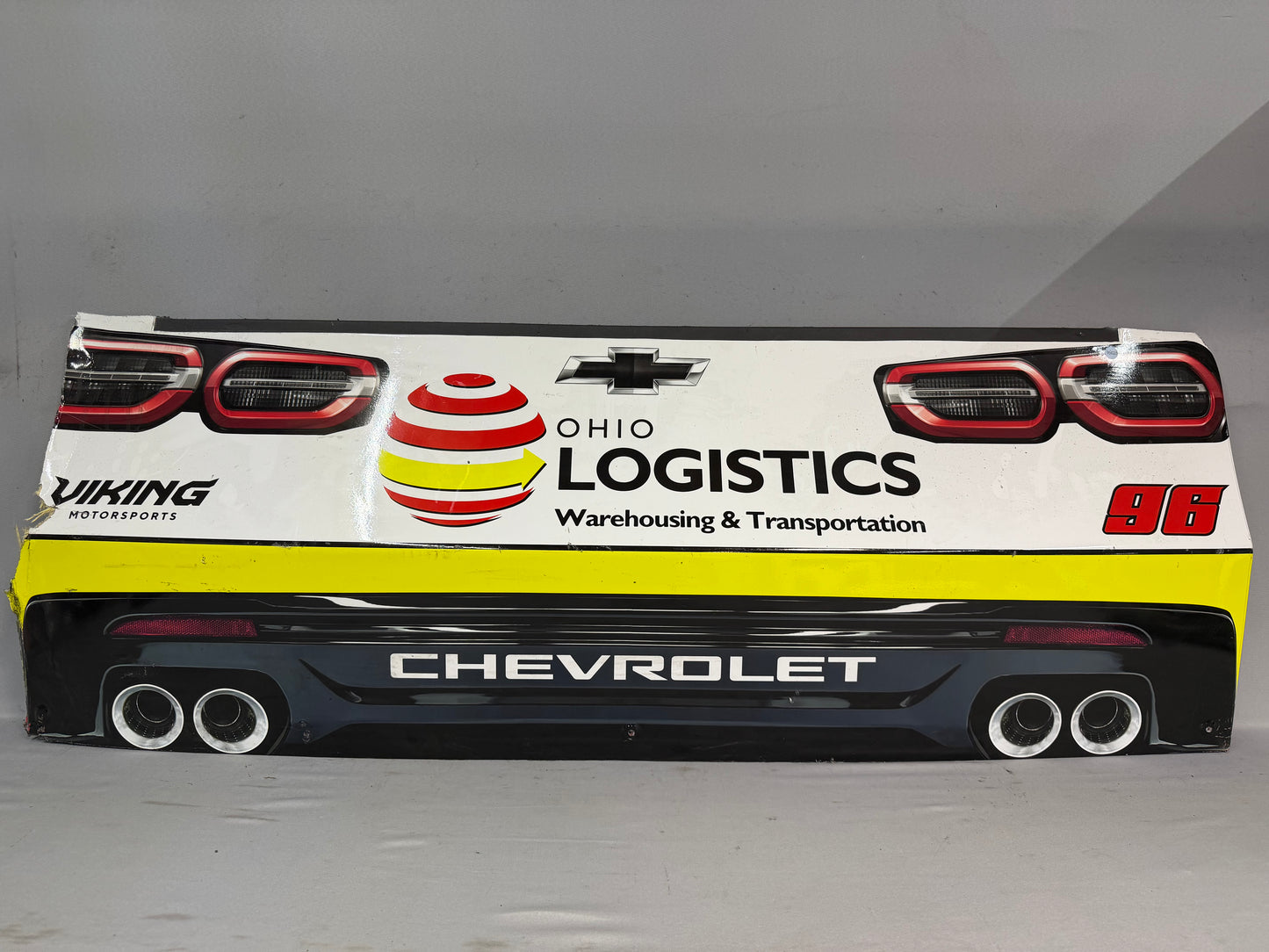 Anthony Alfredo #96 2026 Bristol 1 Ohio Logistics Nascar Rear Bumper