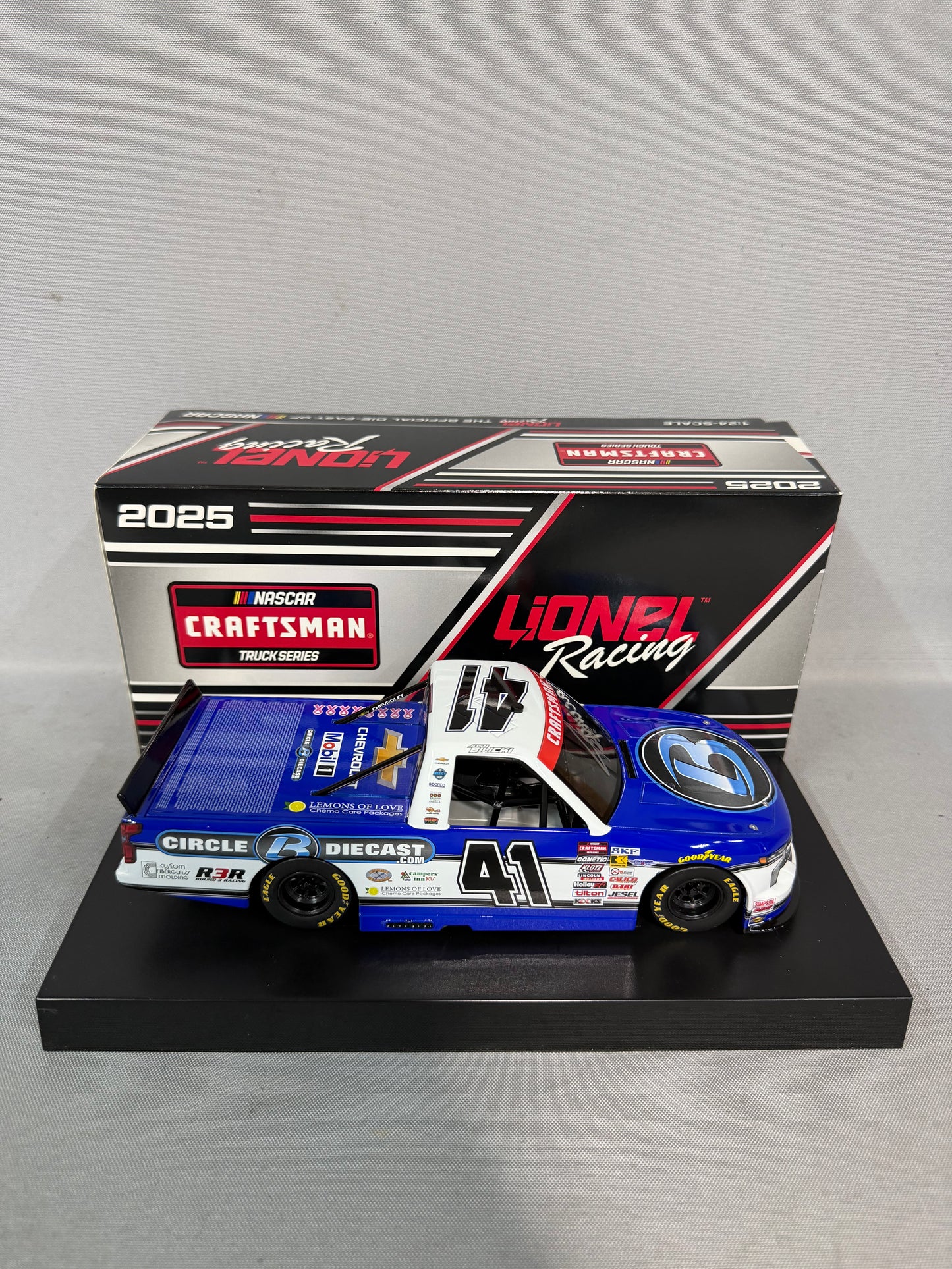 Josh Bilicki #41 2025 Circle B Diecast Nascar Autographed Diecast